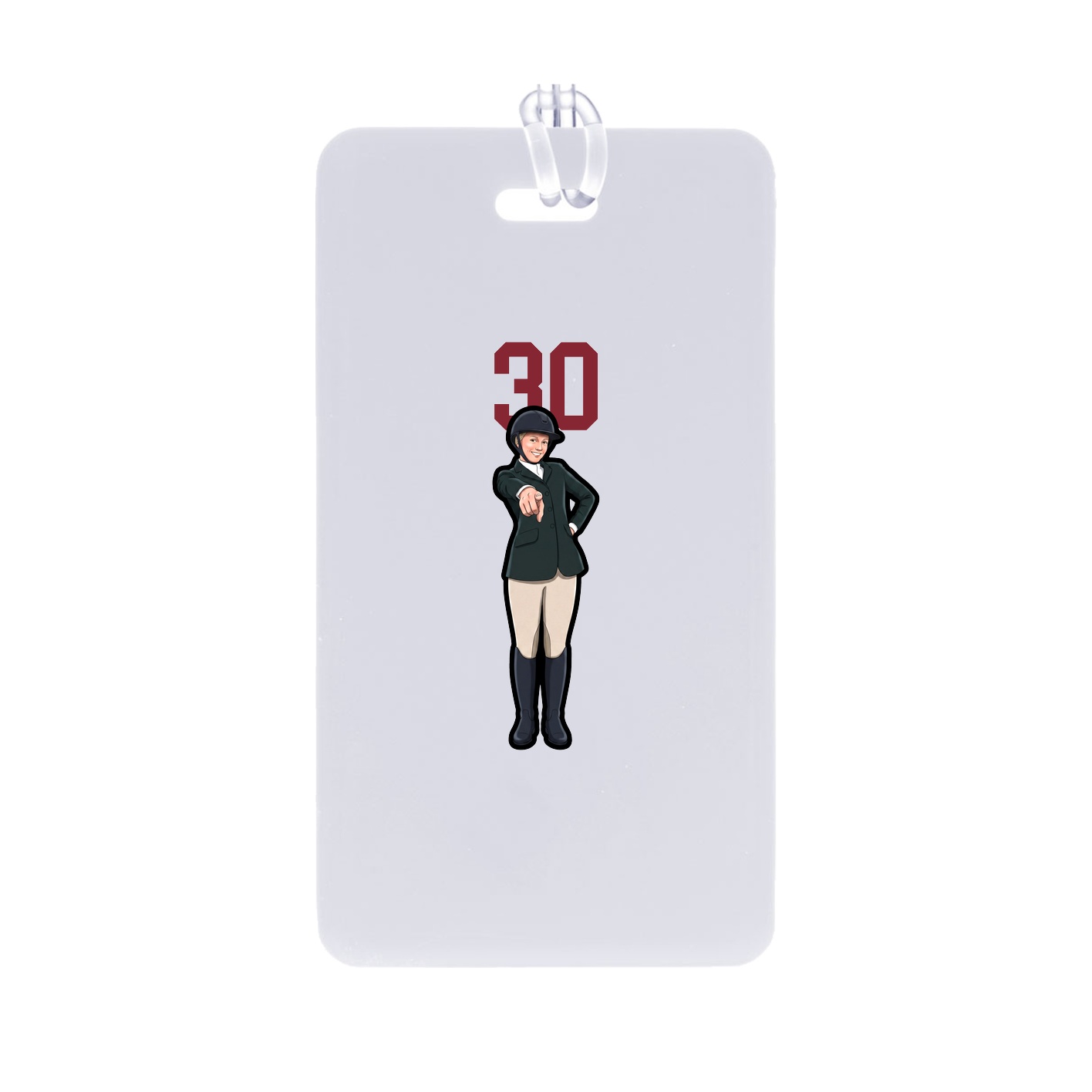 Bag Tag — Number Top in Classic