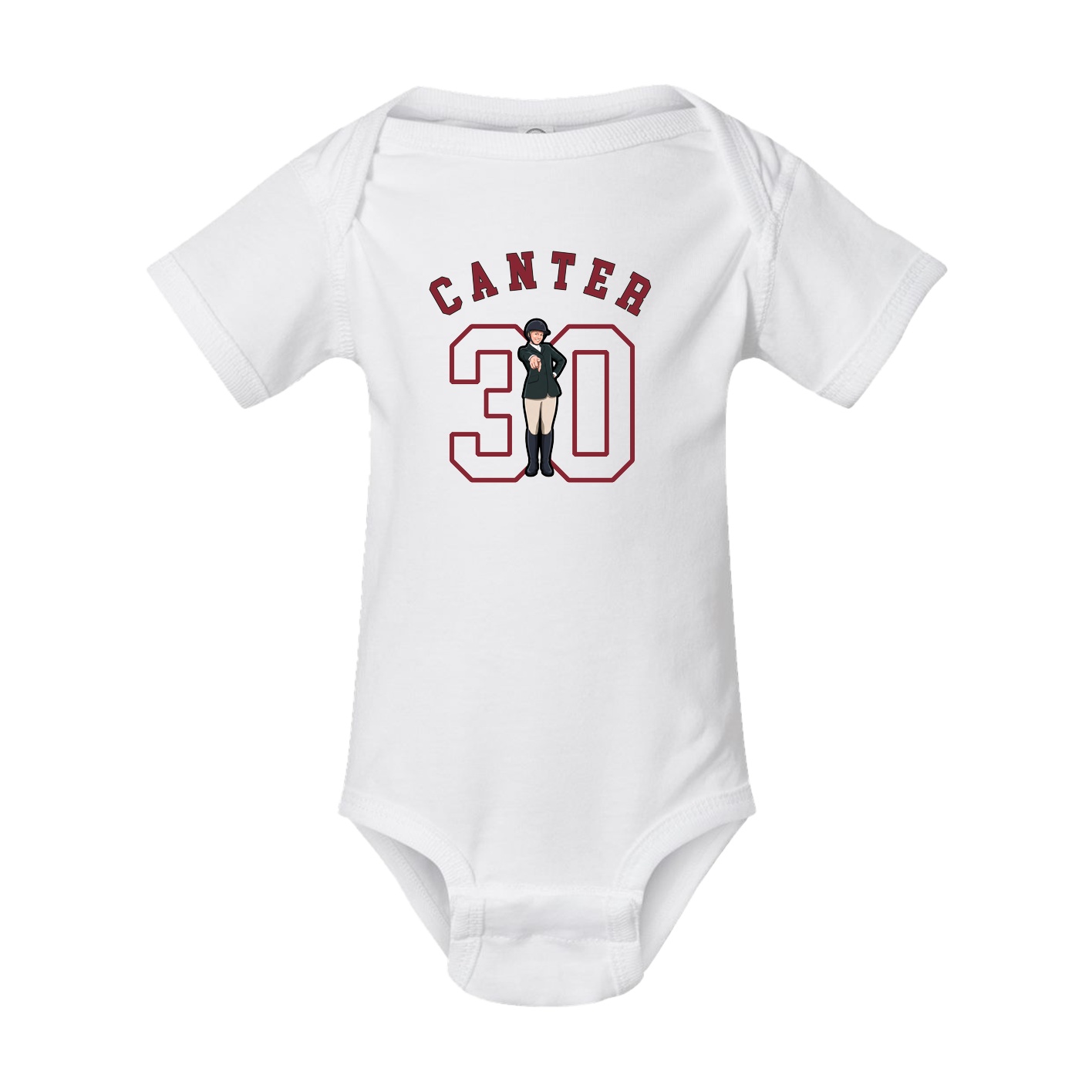 Baby Onesie — Shirsey Arch in White