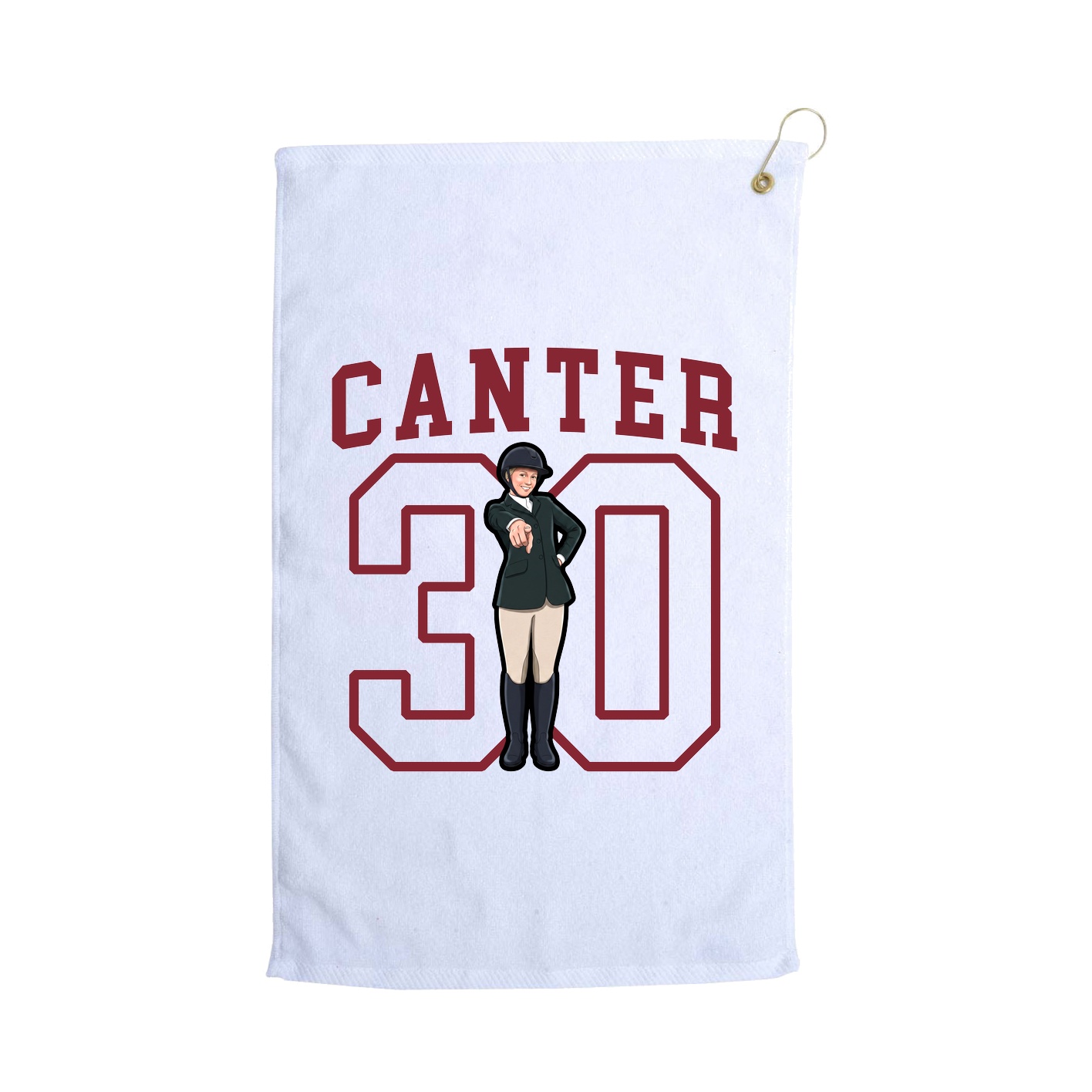 Golf Towel — Shirsey in White