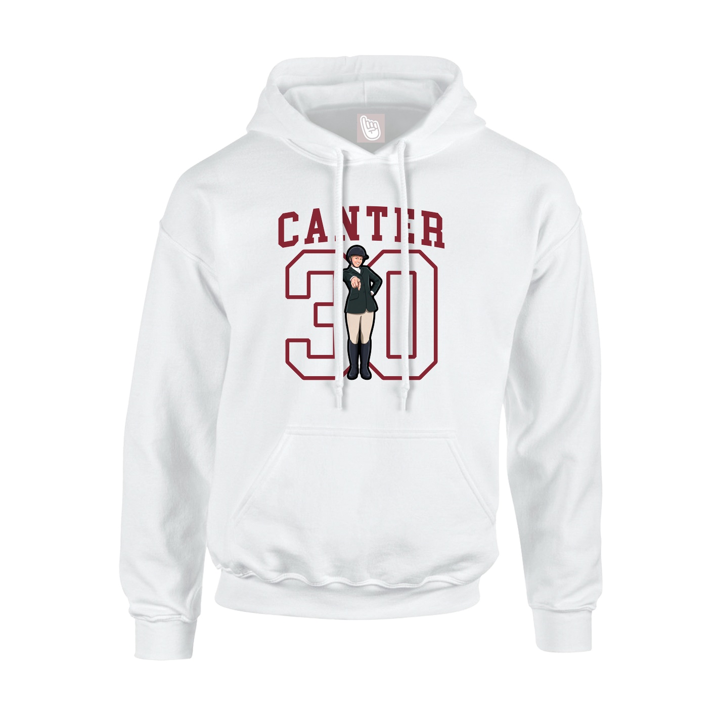 Youth Hoodie — Shirsey in White