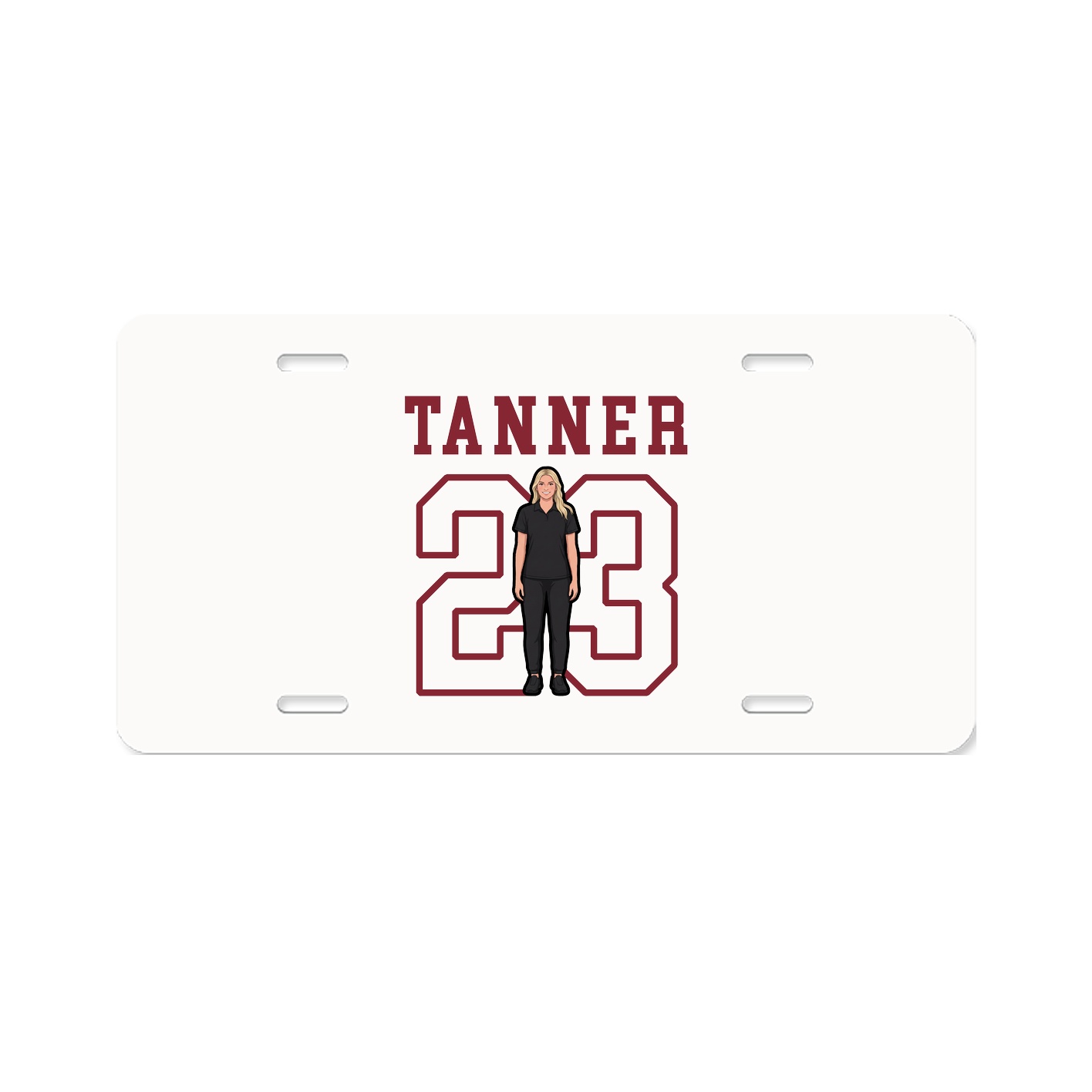 License Plate — Shirsey in Classic