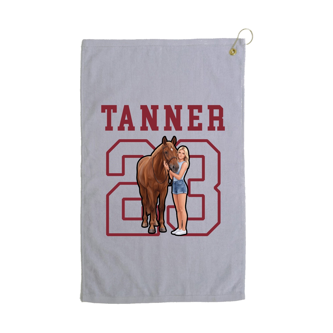 Golf Towel — Shirsey in Grey
