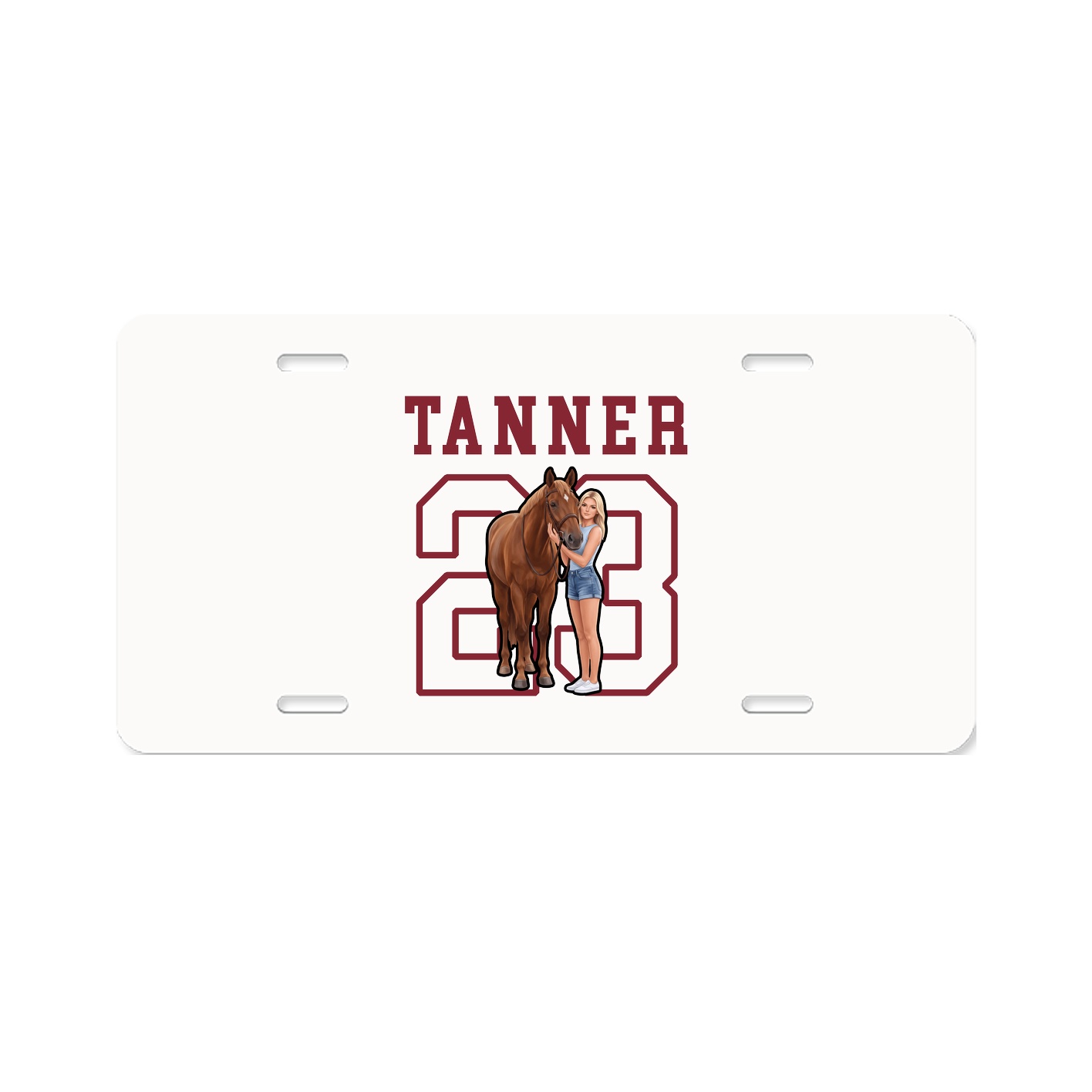 License Plate — Shirsey in Classic