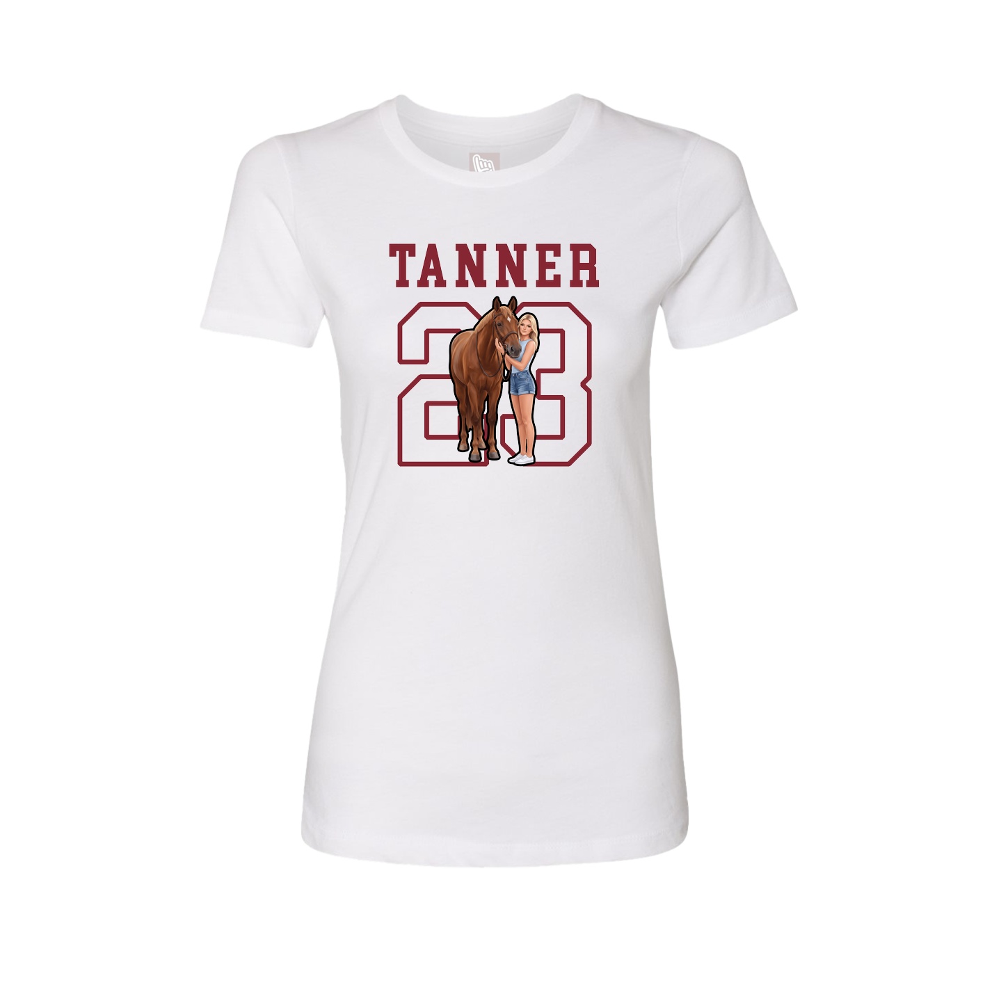 Fitted Women's Tee — Shirsey in White
