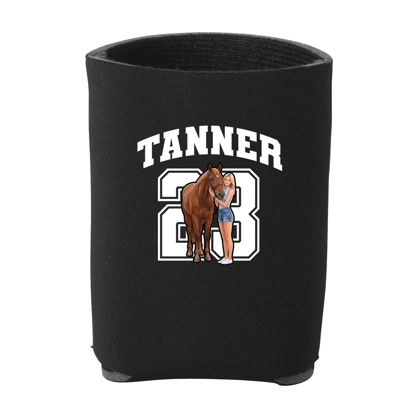 Can Holder — Number in Black