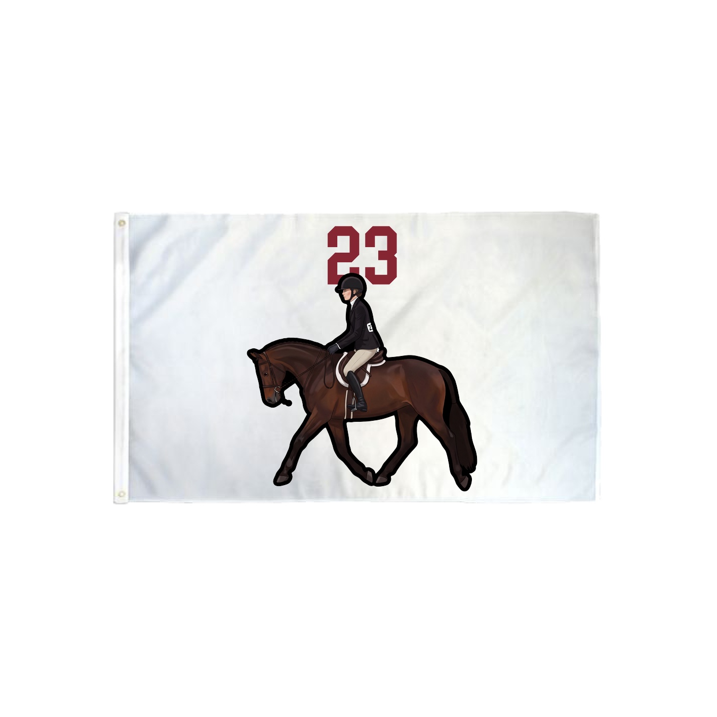 3x5 Flag — Number Top in Classic
