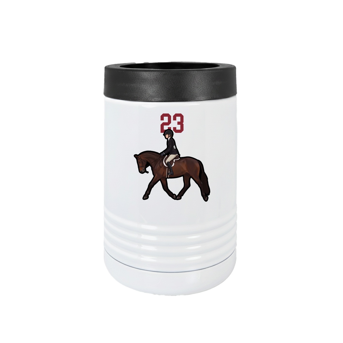 Beverage Holder — Number Top in White