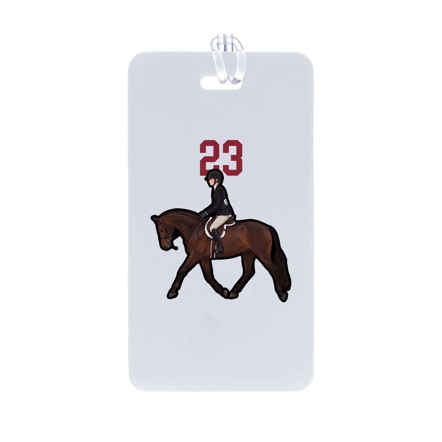 Bag Tag — Number Top in Classic
