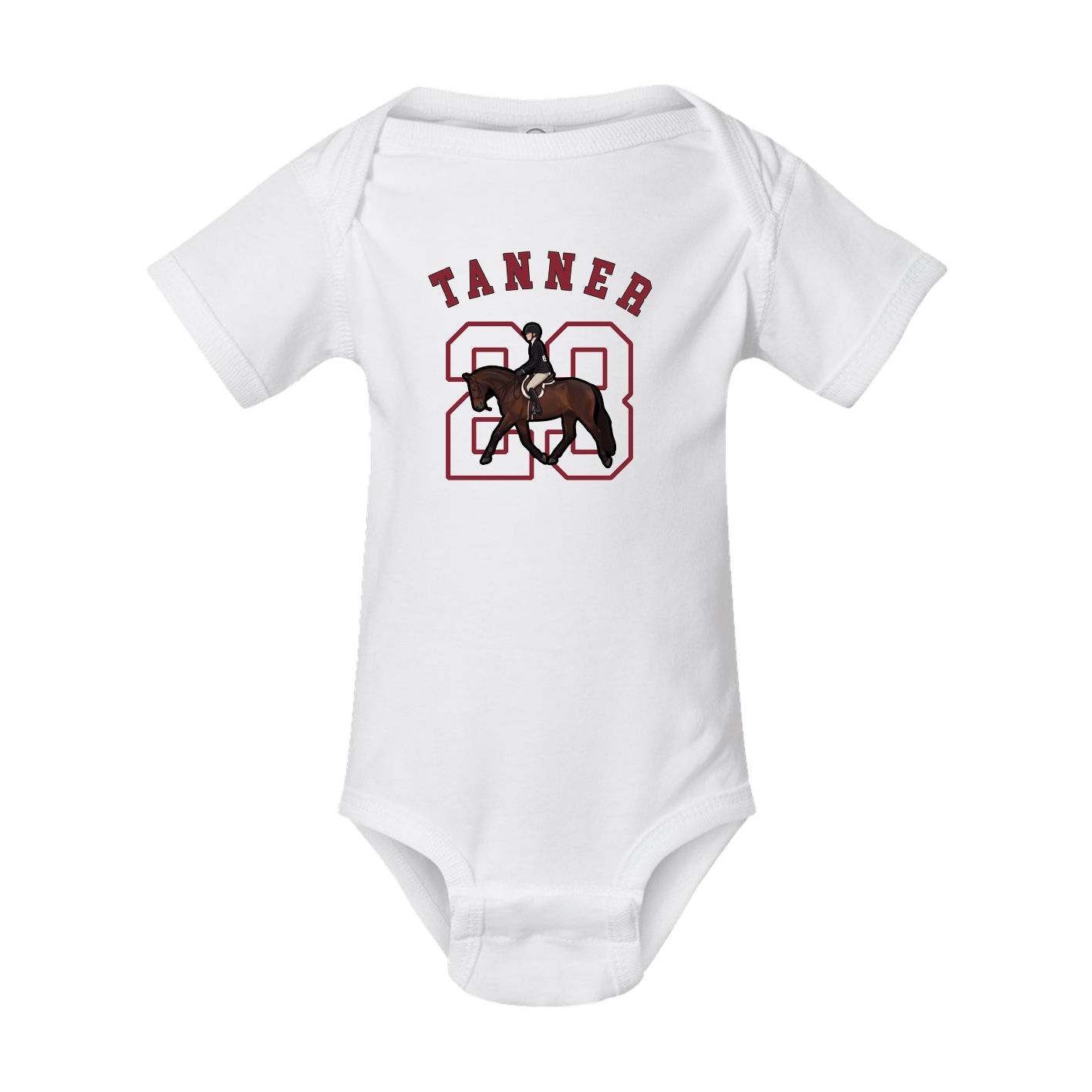 Baby Onesie — Shirsey Arch in White