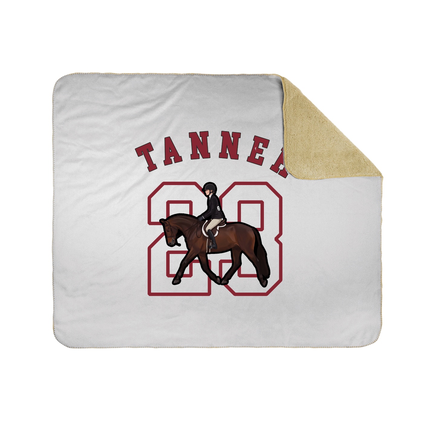 Throw Blanket — Shirsey Arch in White