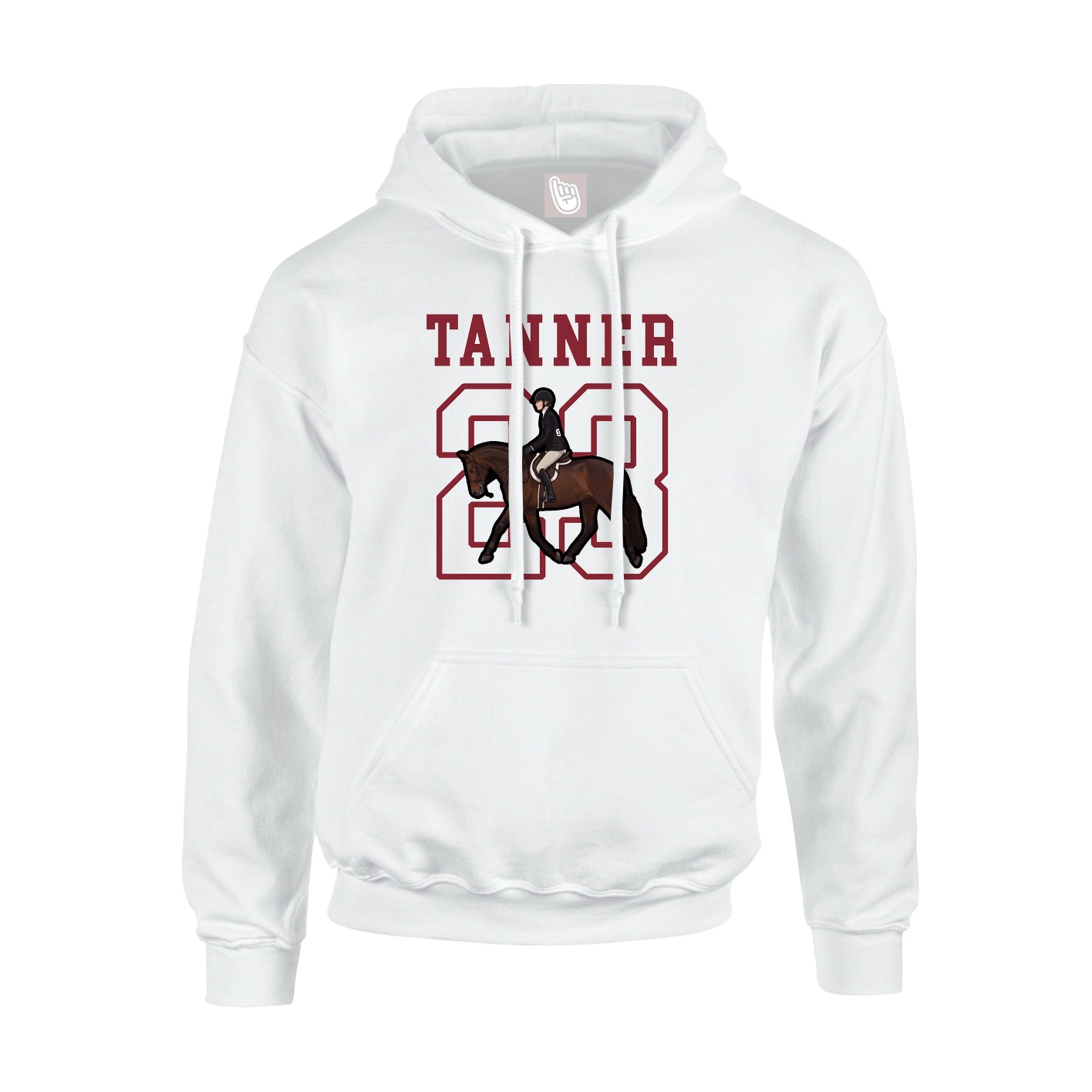 Youth Hoodie — Shirsey in White