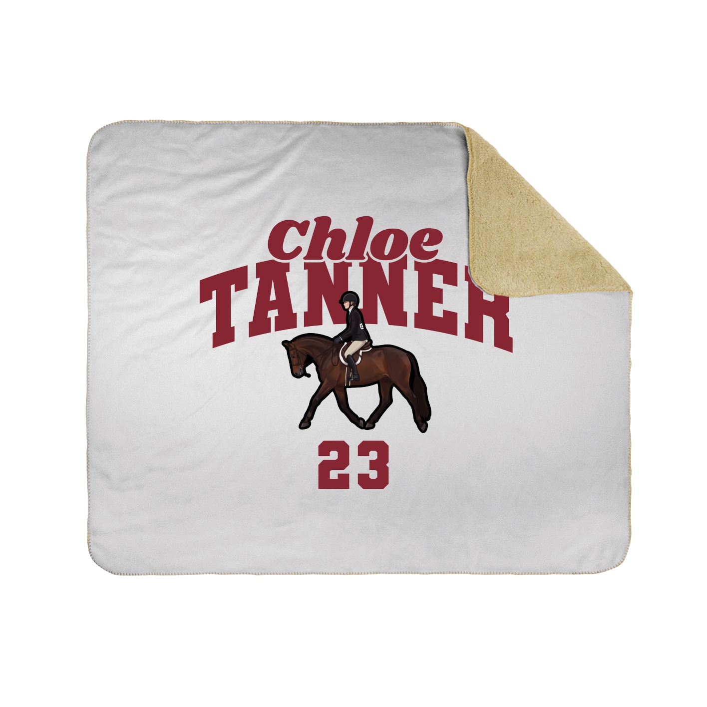 Throw Blanket — Signature Arch in White