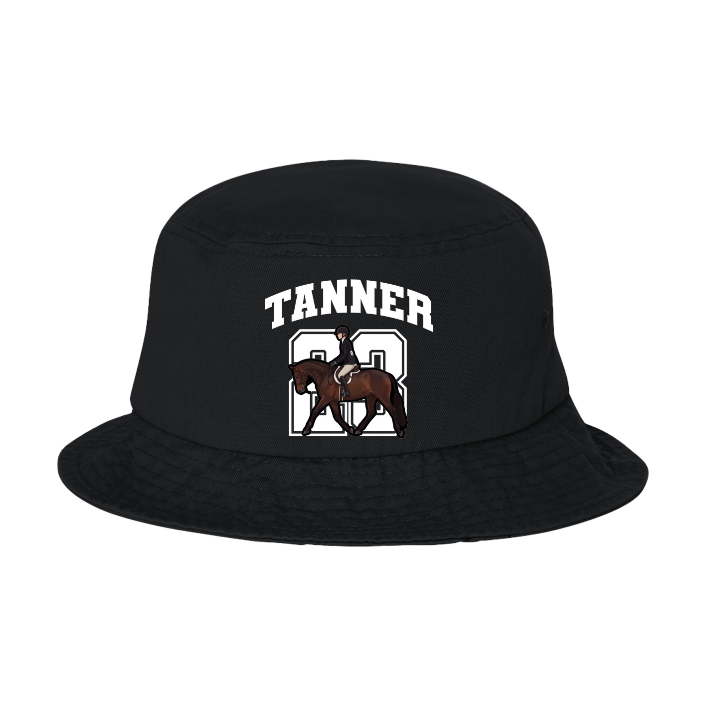Bucket Cap — Number in Black