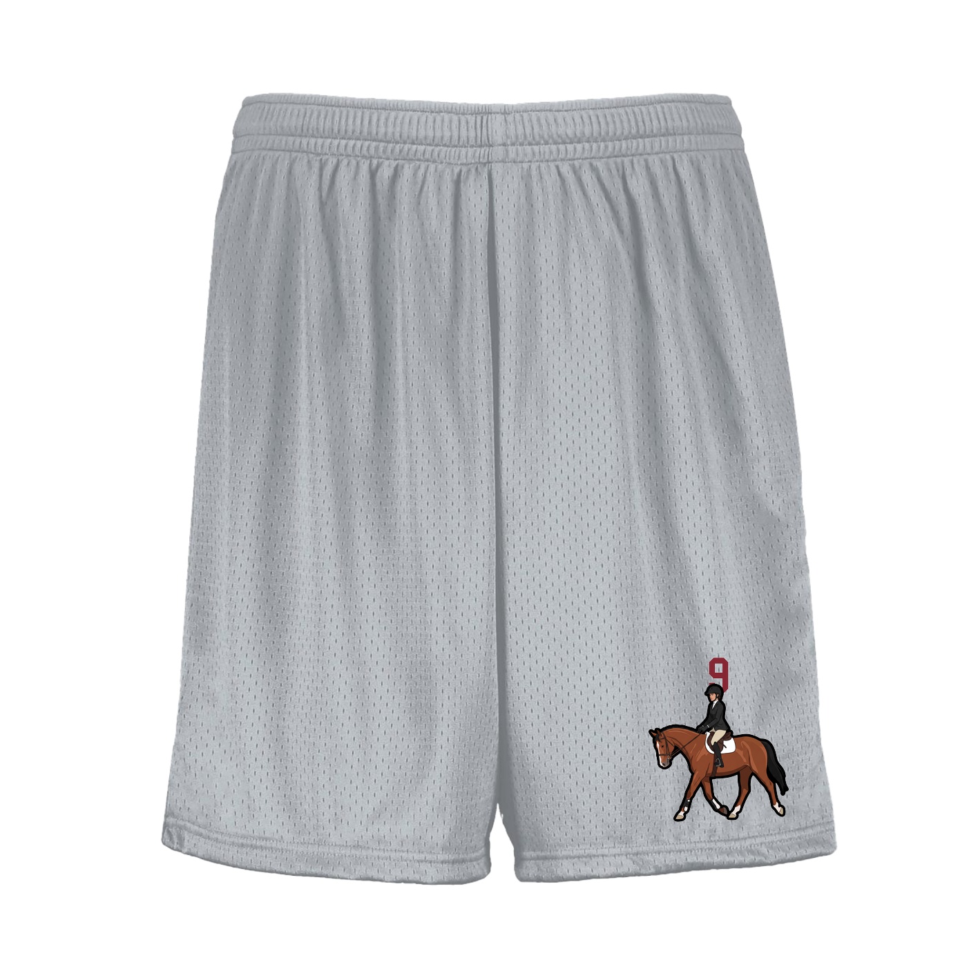 Shorts — Number Top in Silver