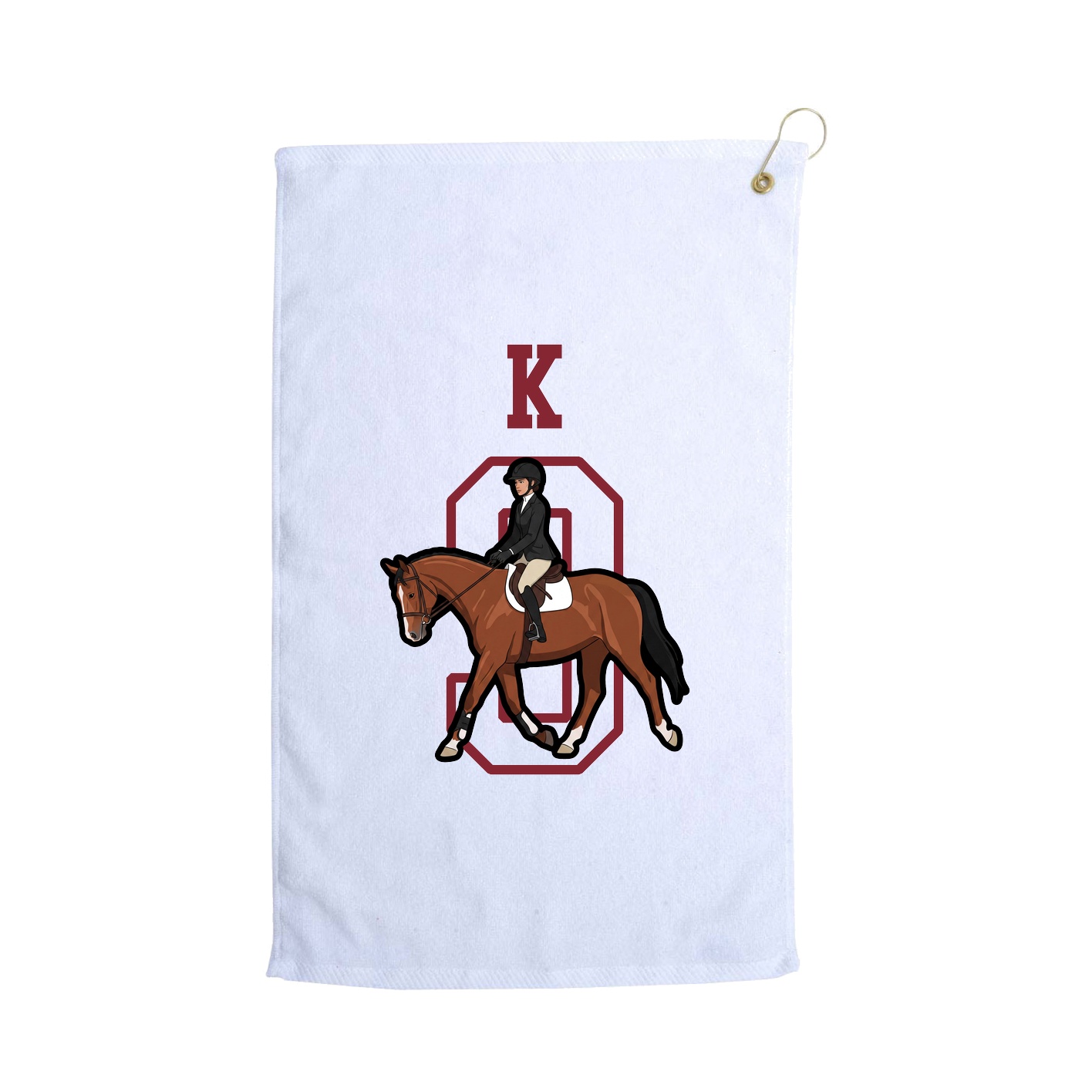 Golf Towel — Shirsey in White