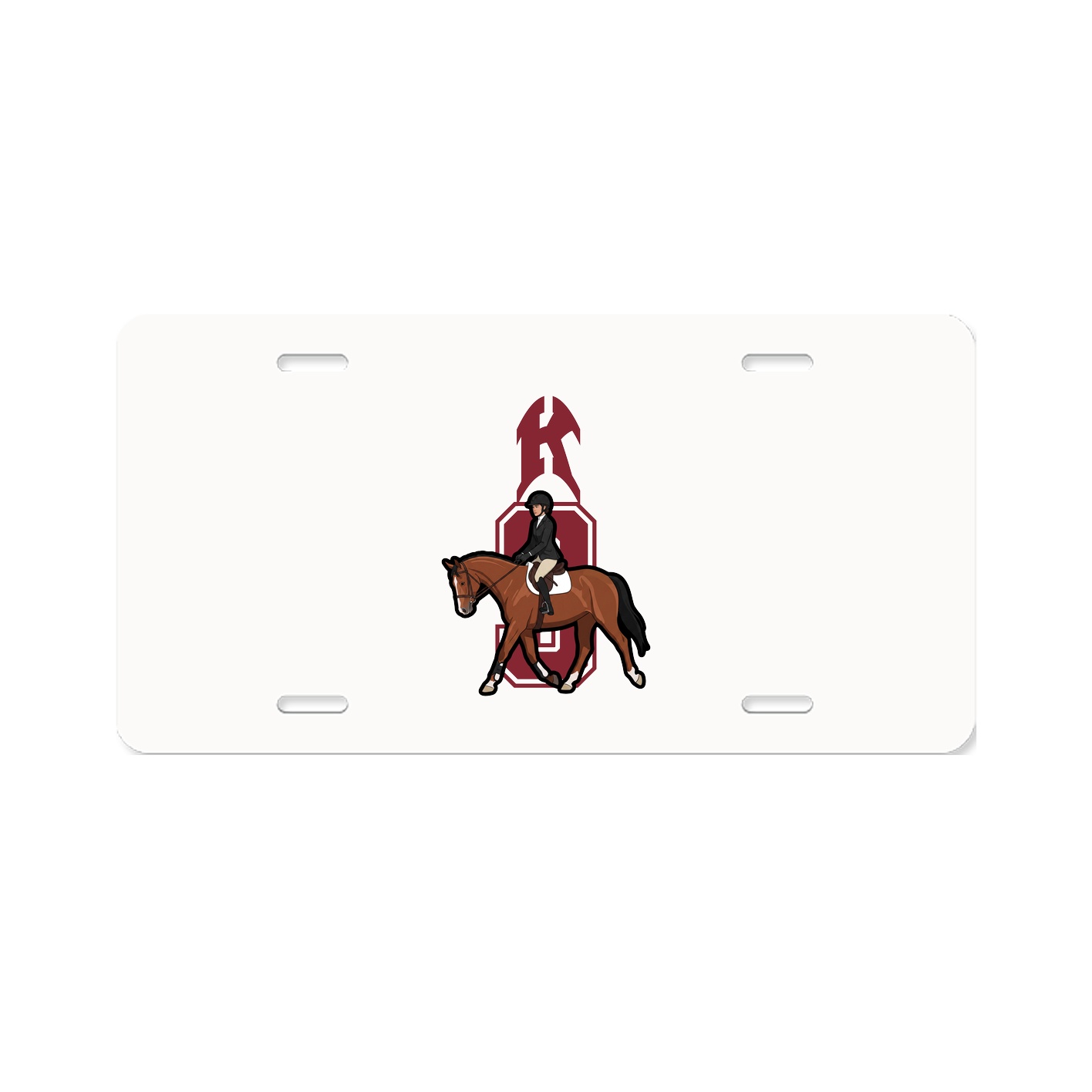 License Plate — Number in Classic