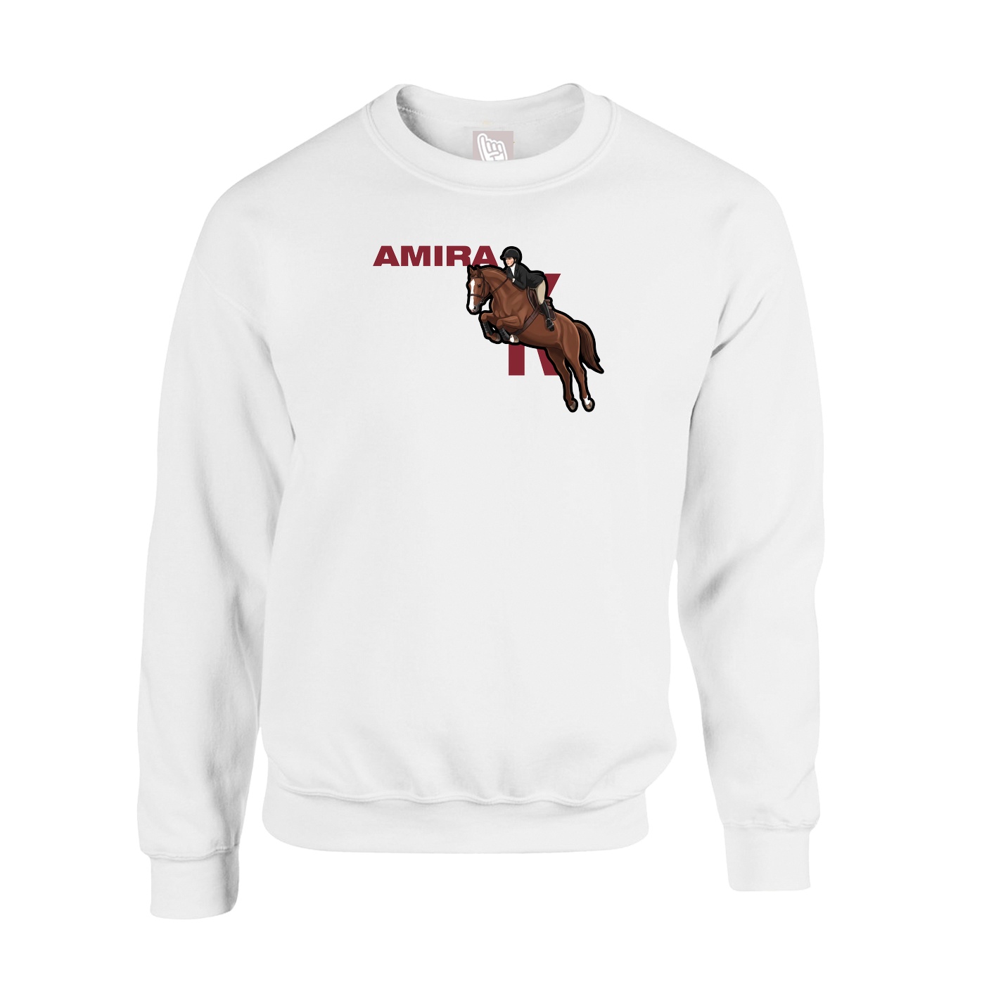 Fleece Crew — Player Name in White