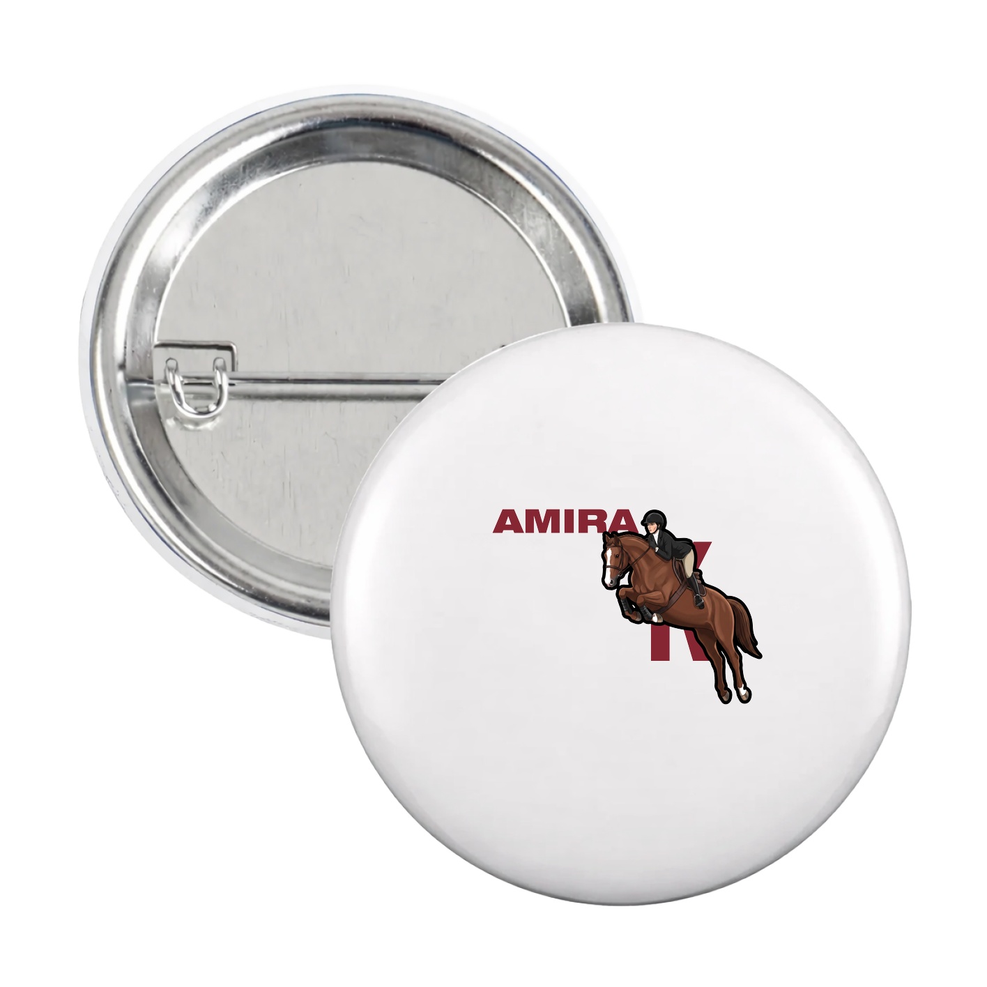 Game Day Button — Player Name in White