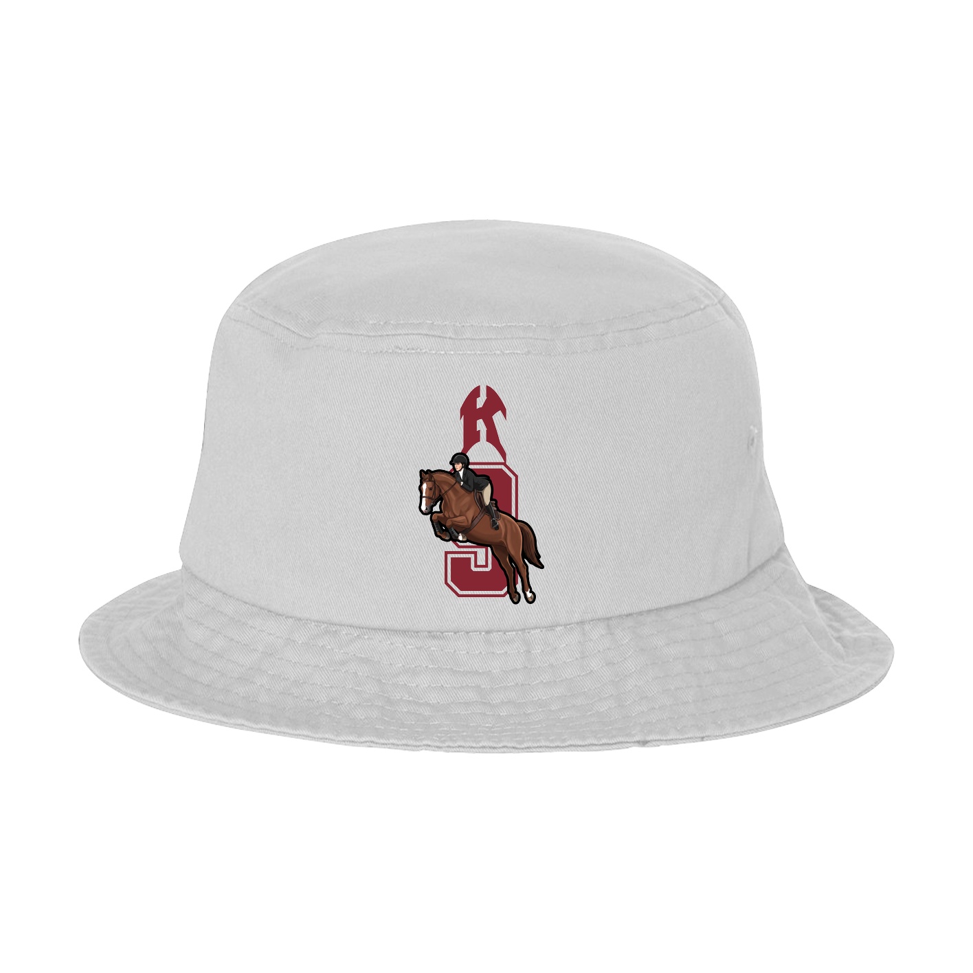 Bucket Cap — Number in White