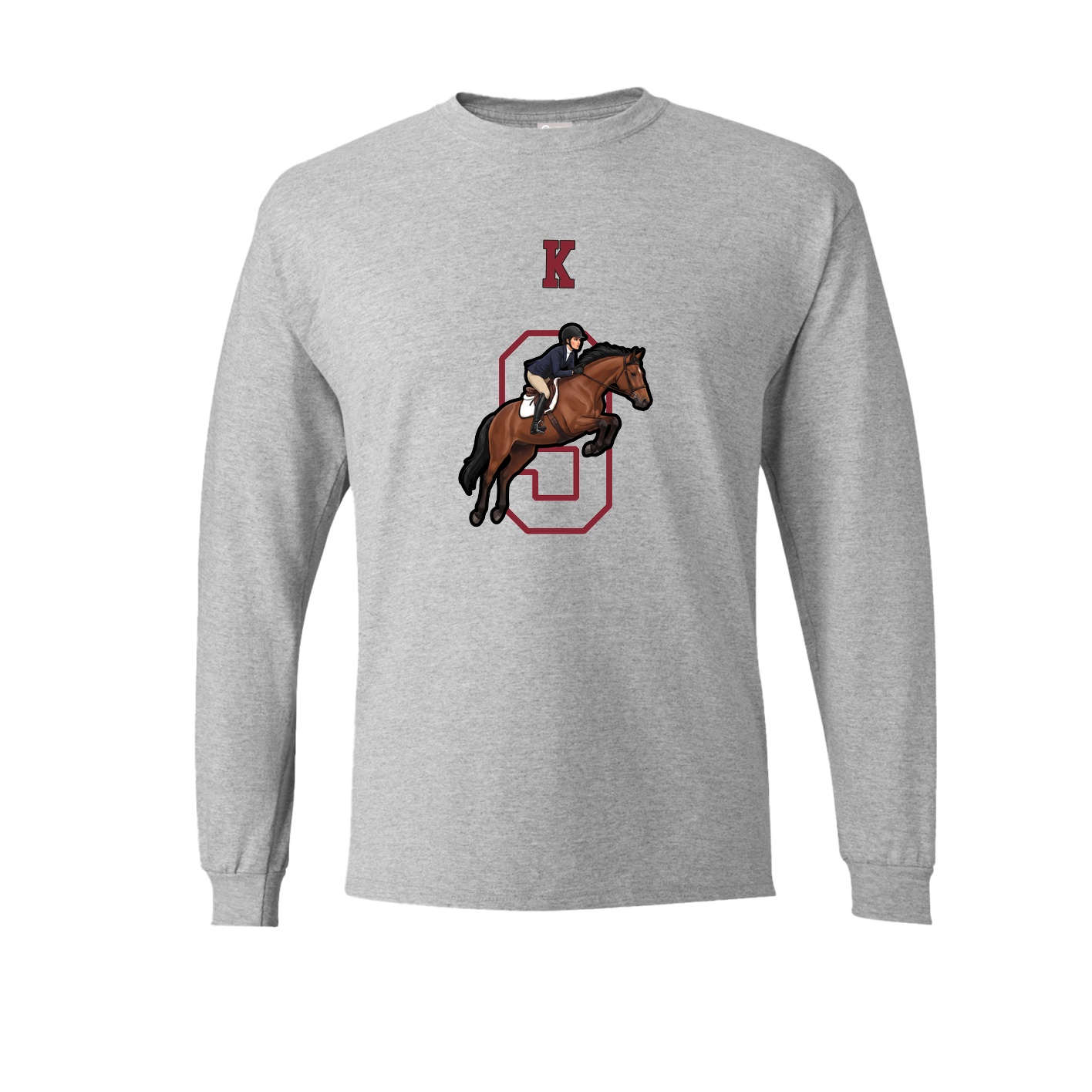 Long Sleeve Tee — Shirsey Arch in Grey
