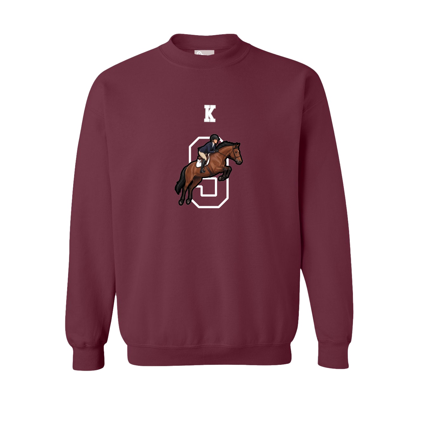 Fleece Crew — Shirsey Arch in Maroon