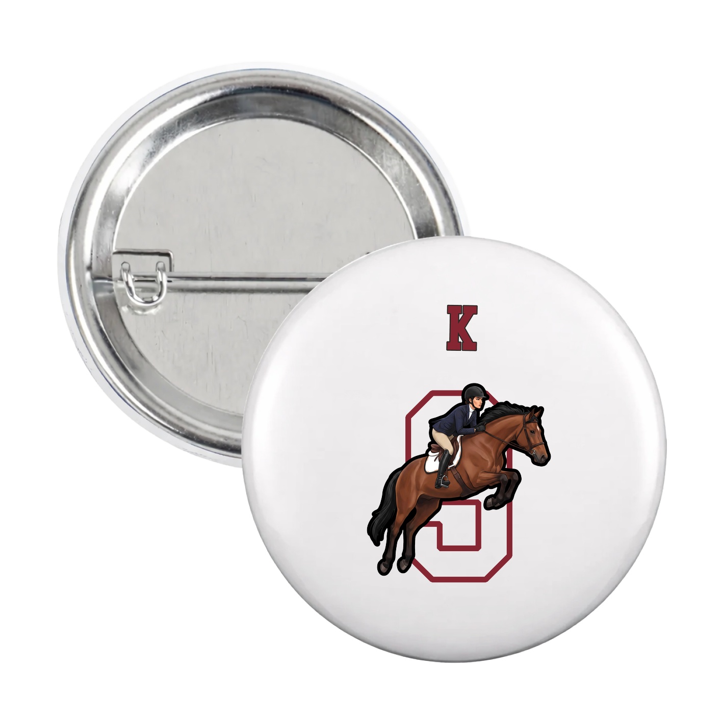 Game Day Button — Shirsey Arch in White