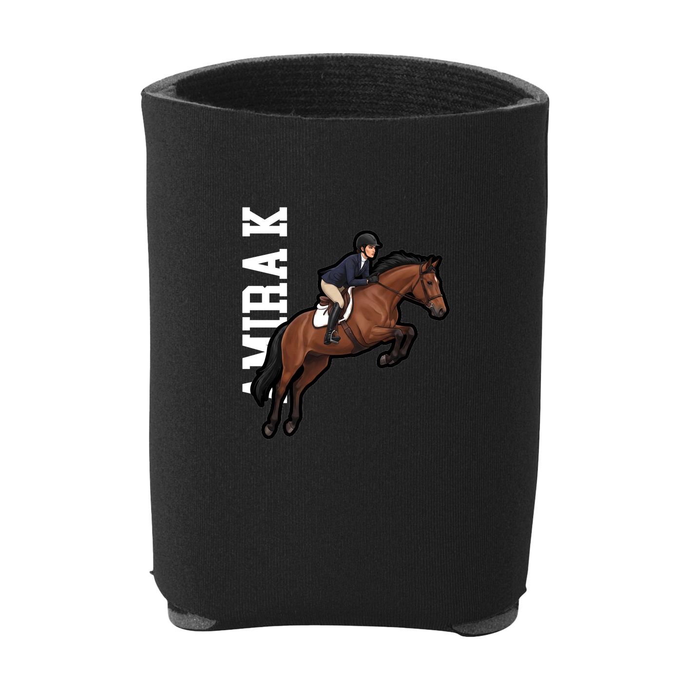 Can Holder — Name Vertical in Black