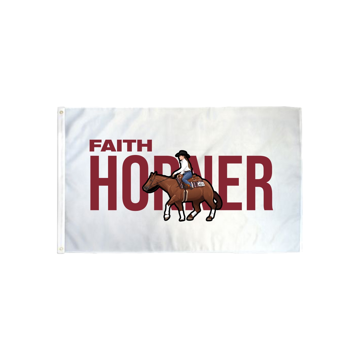 3x5 Flag — Player Name in Classic