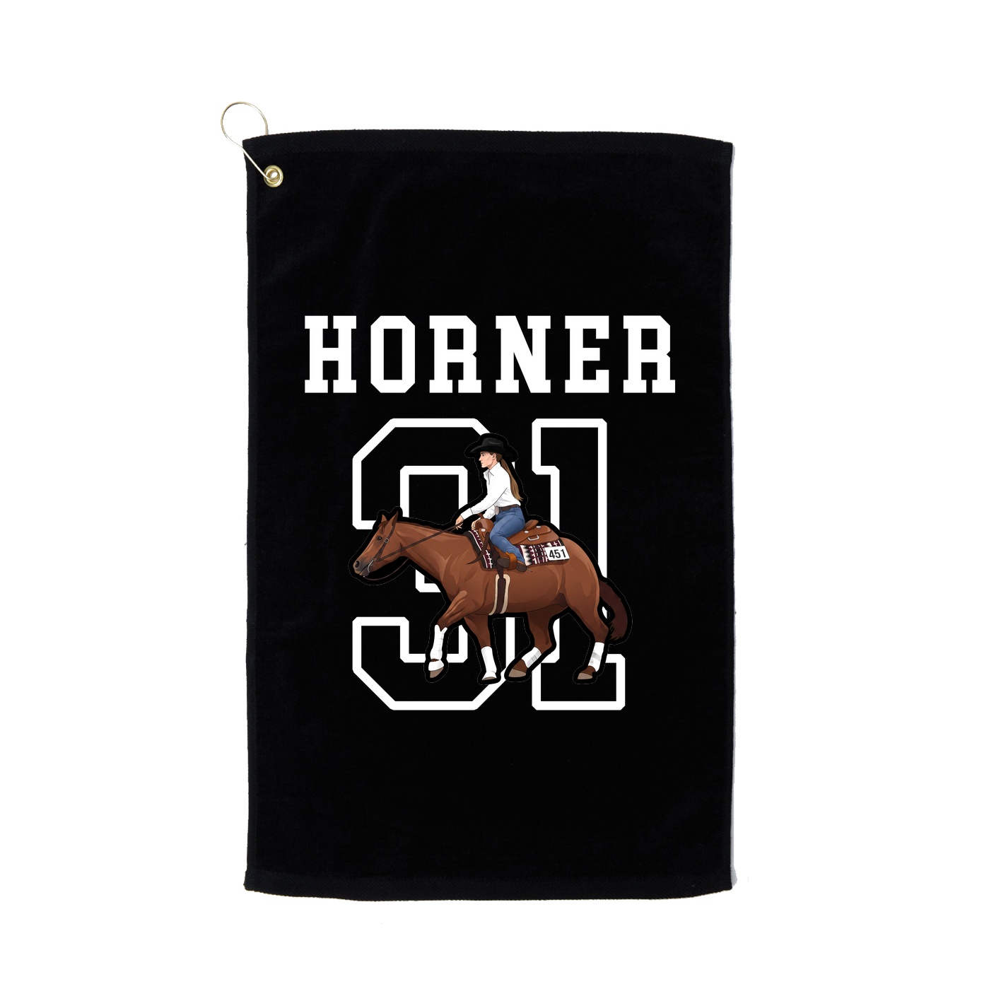 Golf Towel — Shirsey in Black