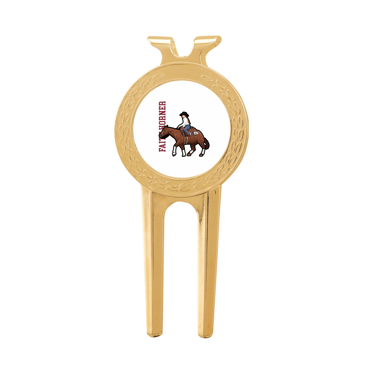 Divot Tool with Ball Marker — Name Vertical in Classic