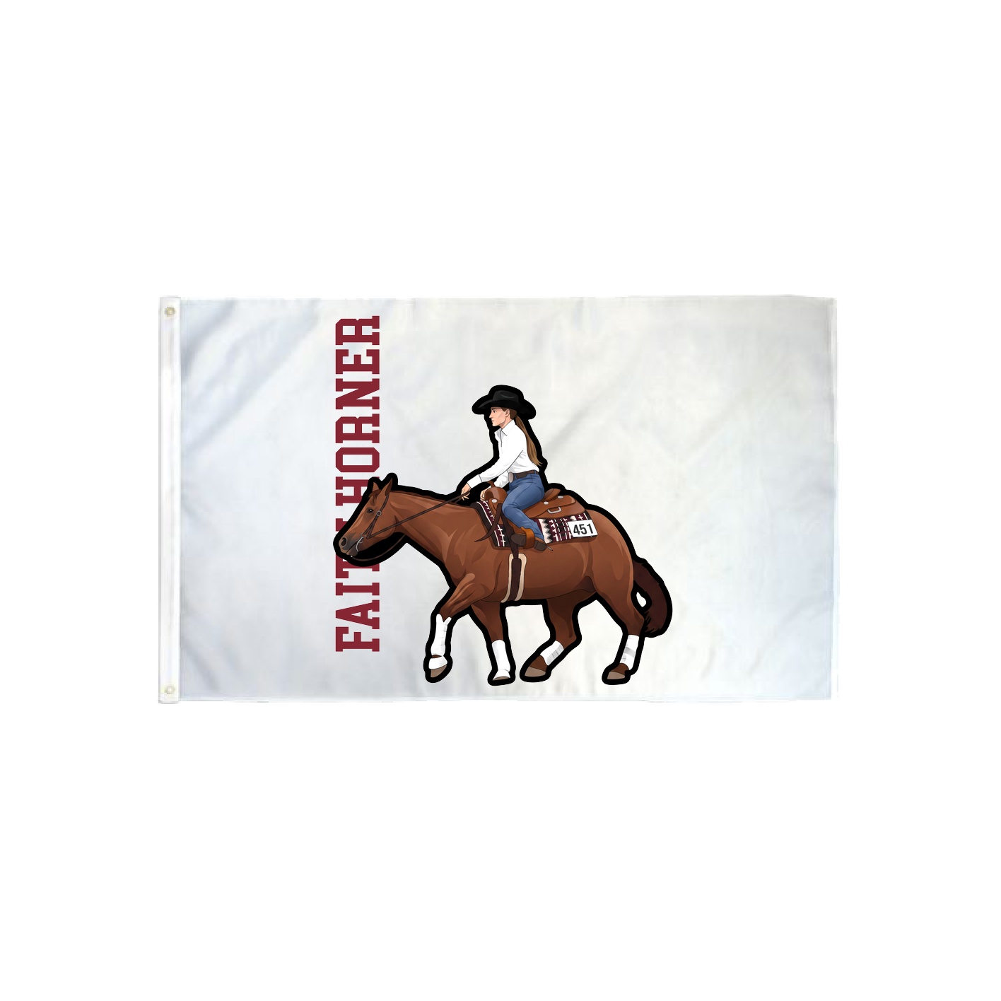 3x5 Flag — Name Vertical in Classic