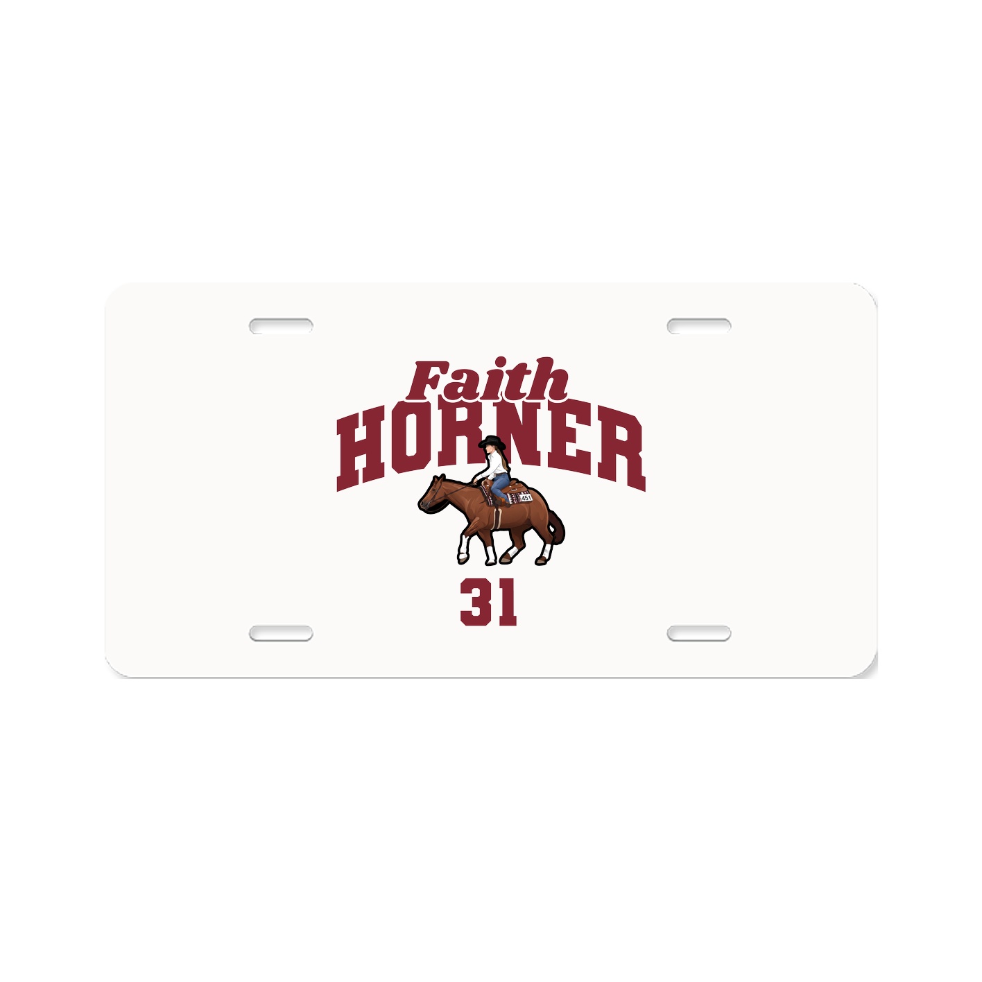 License Plate — Signature Arch in Classic