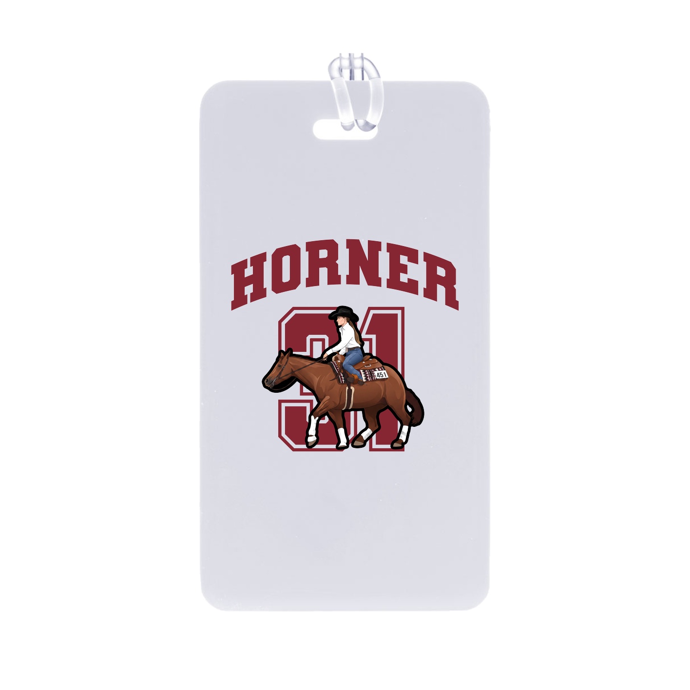 Bag Tag — Number in Classic