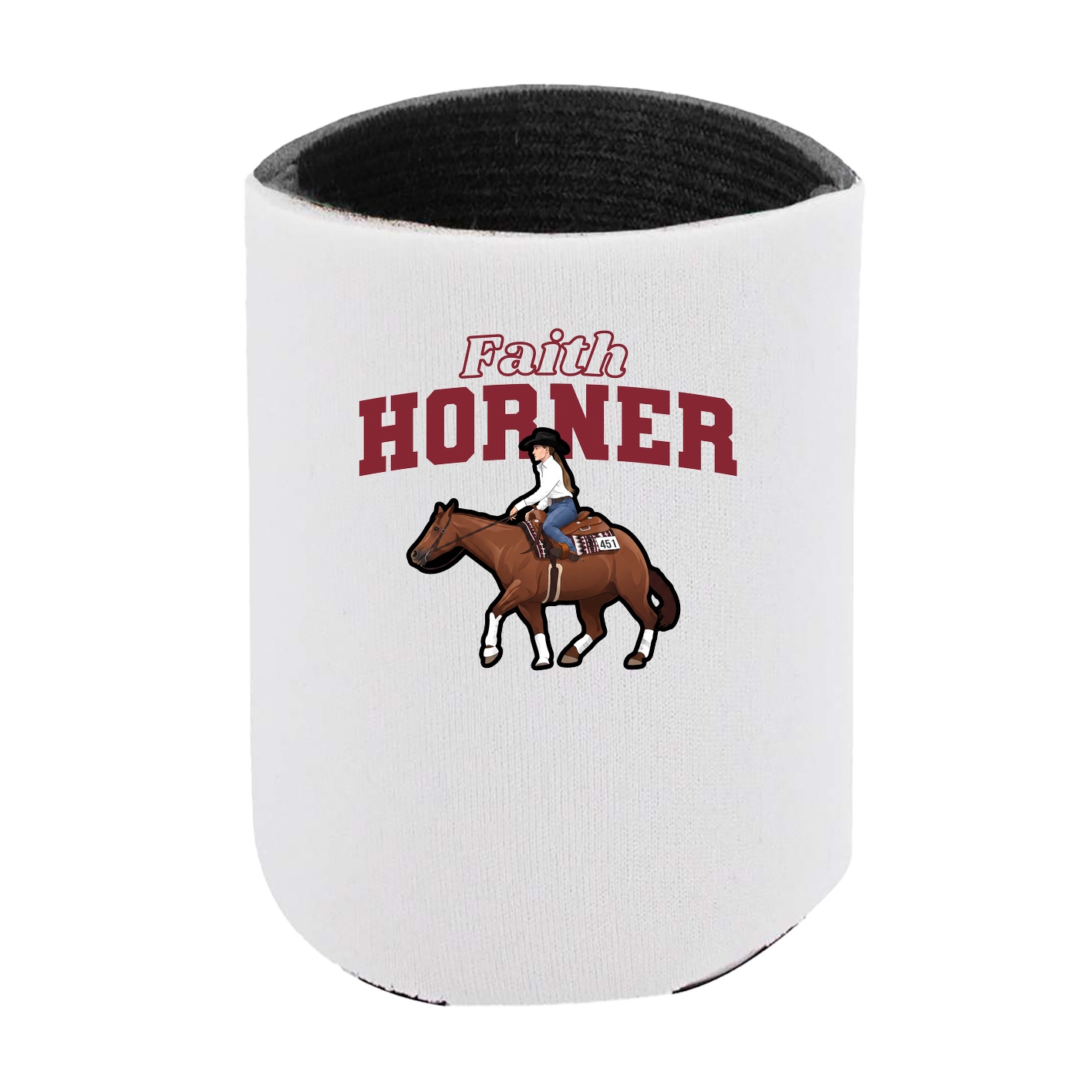 Can Holder — Name Arch in White