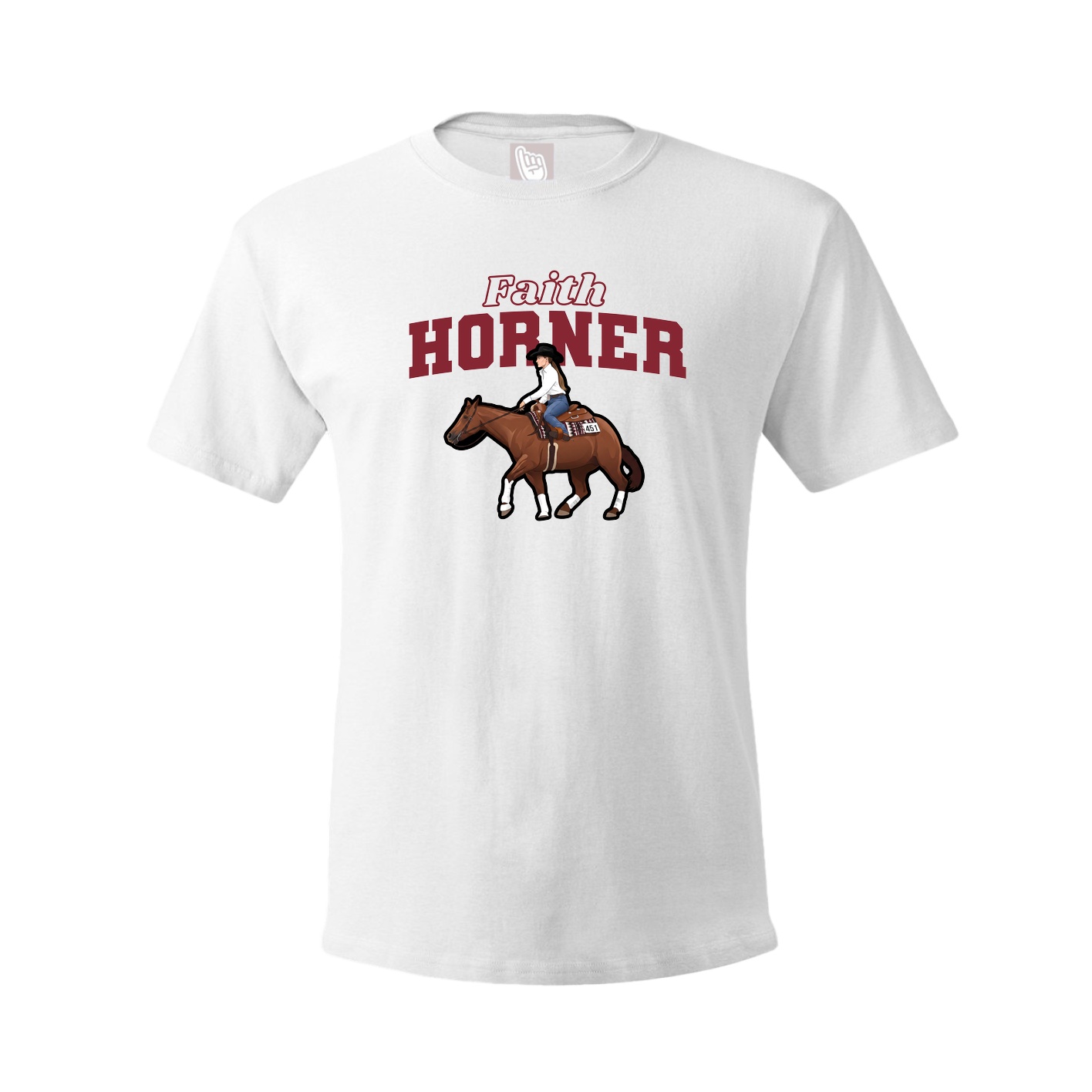 Tee — Name Arch in White