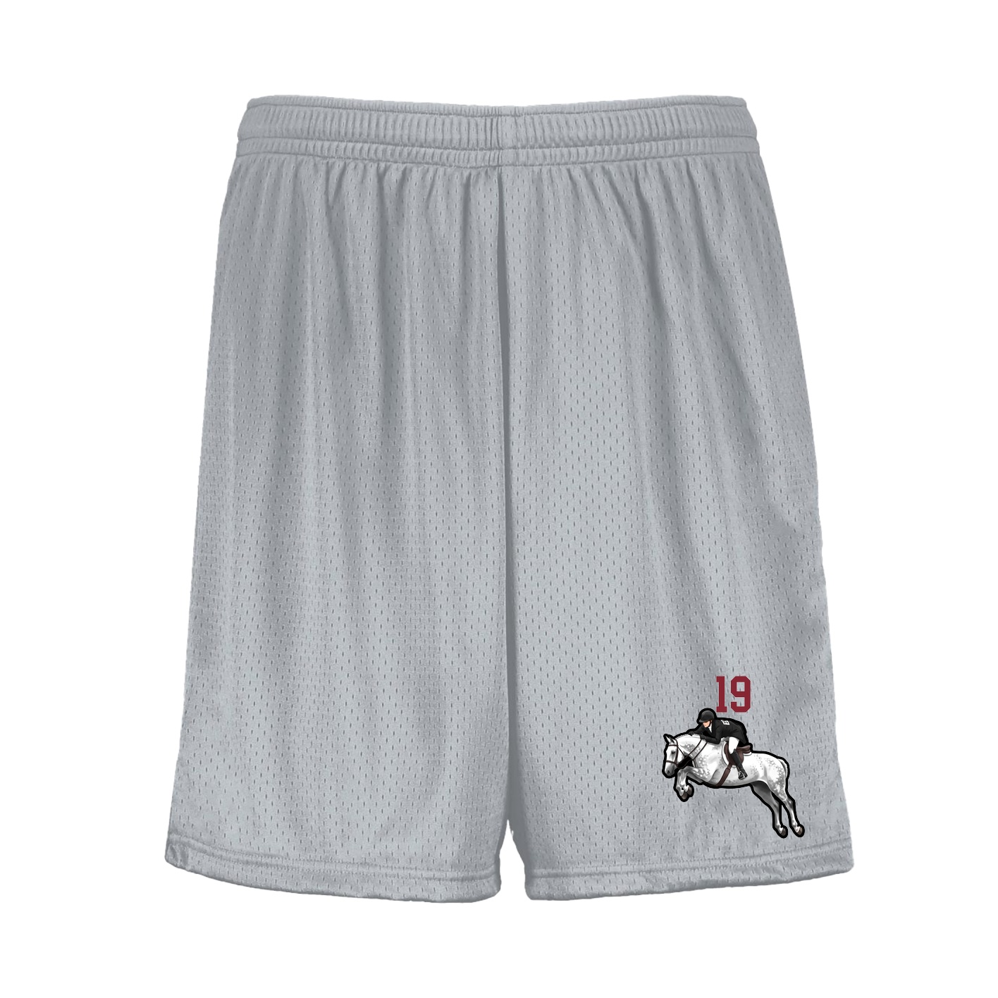 Shorts — Number Top in Silver