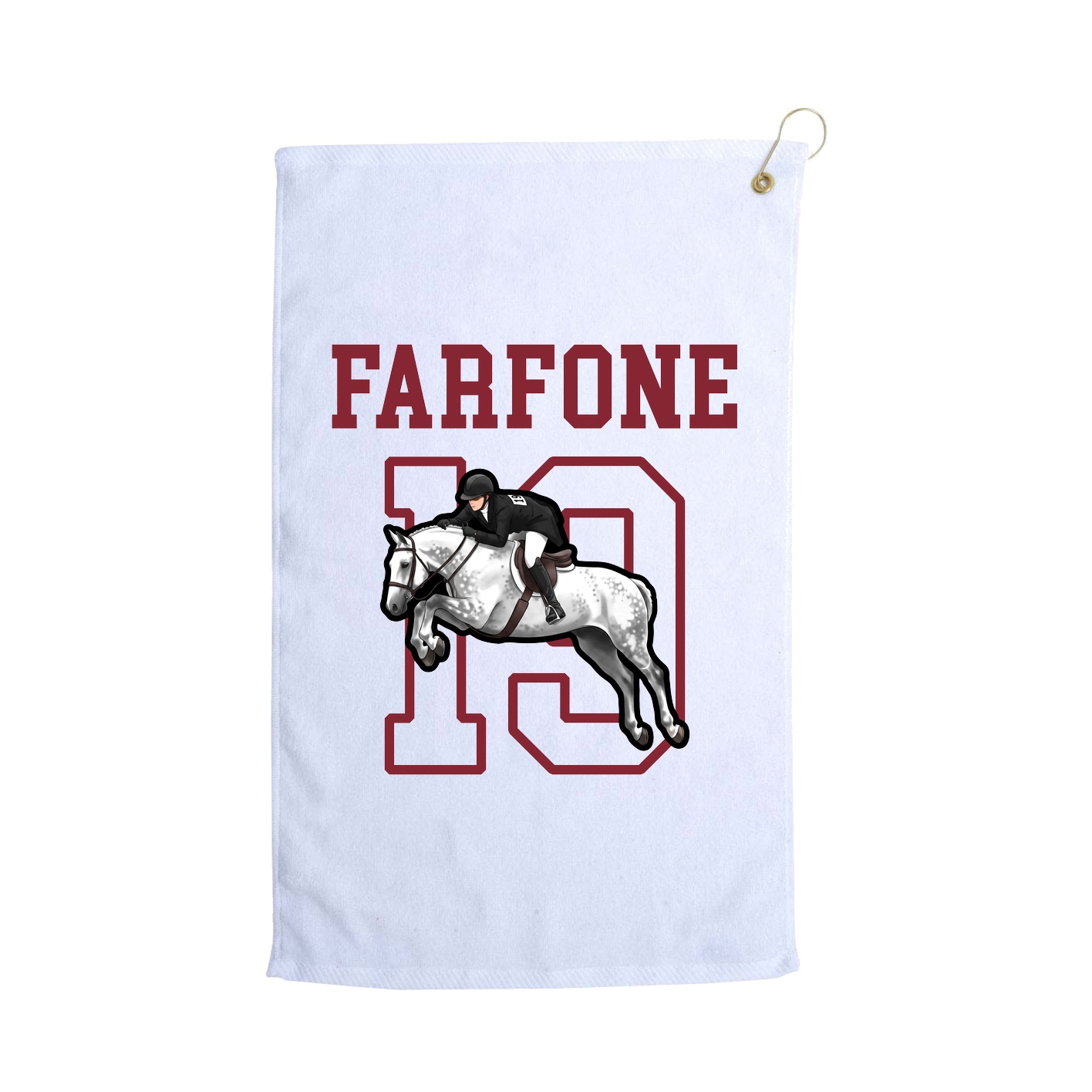 Golf Towel — Shirsey in White