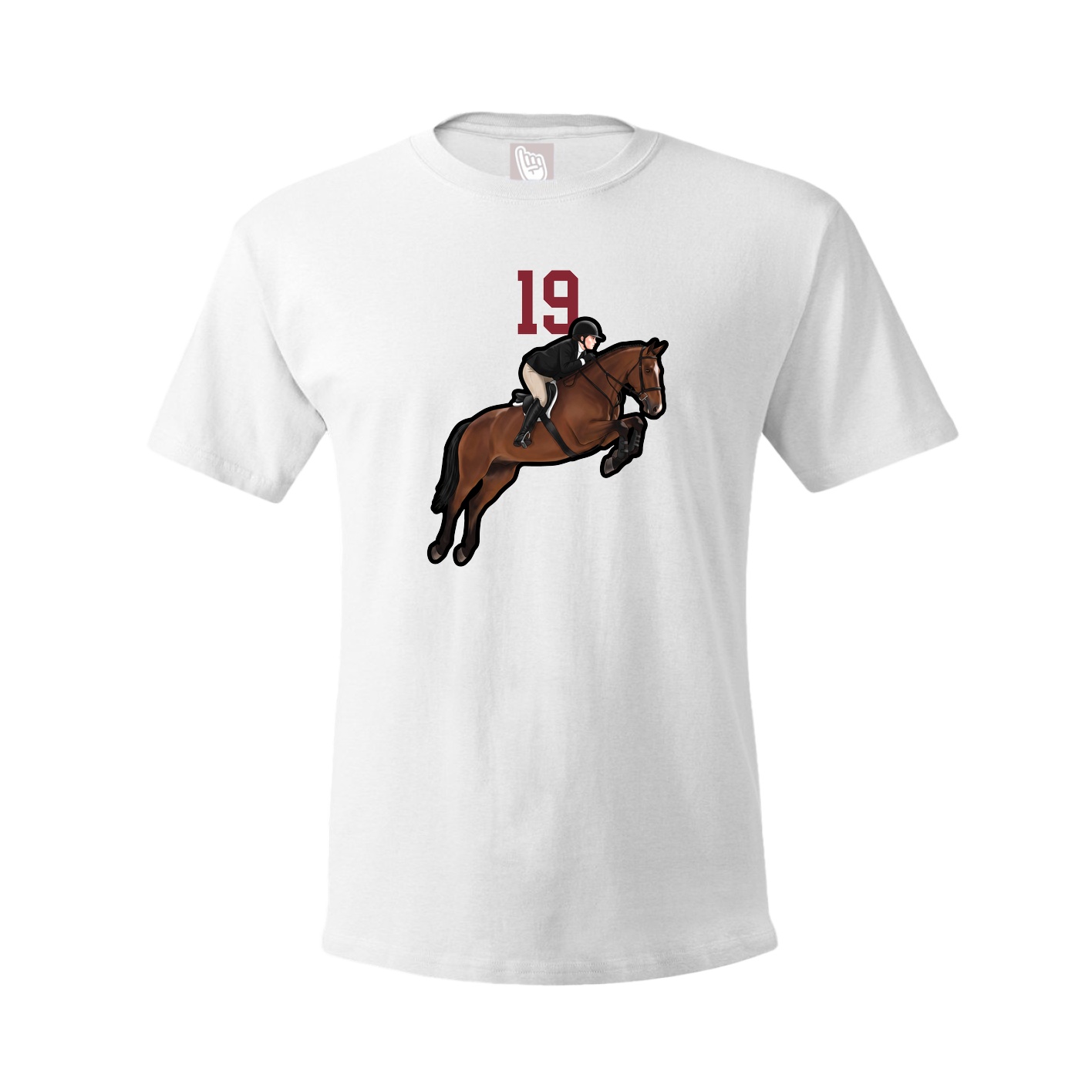 Tee — Number Top in White