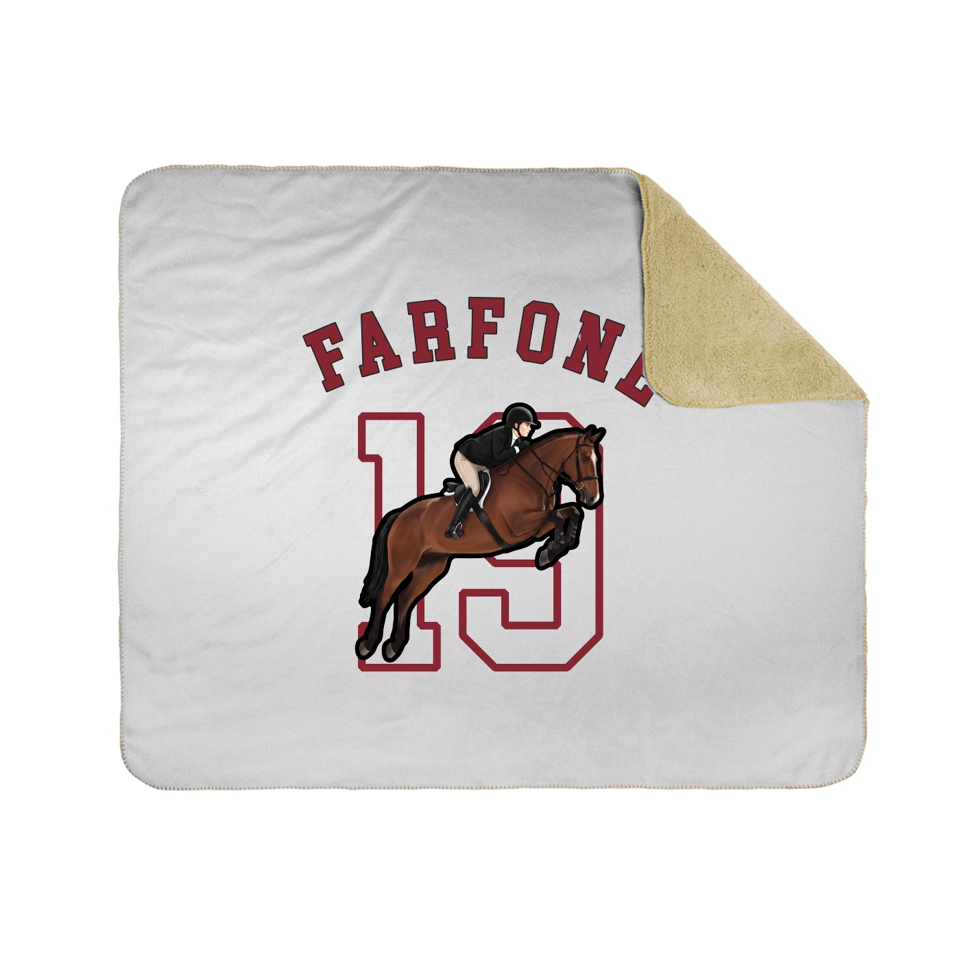 Throw Blanket — Shirsey Arch in White
