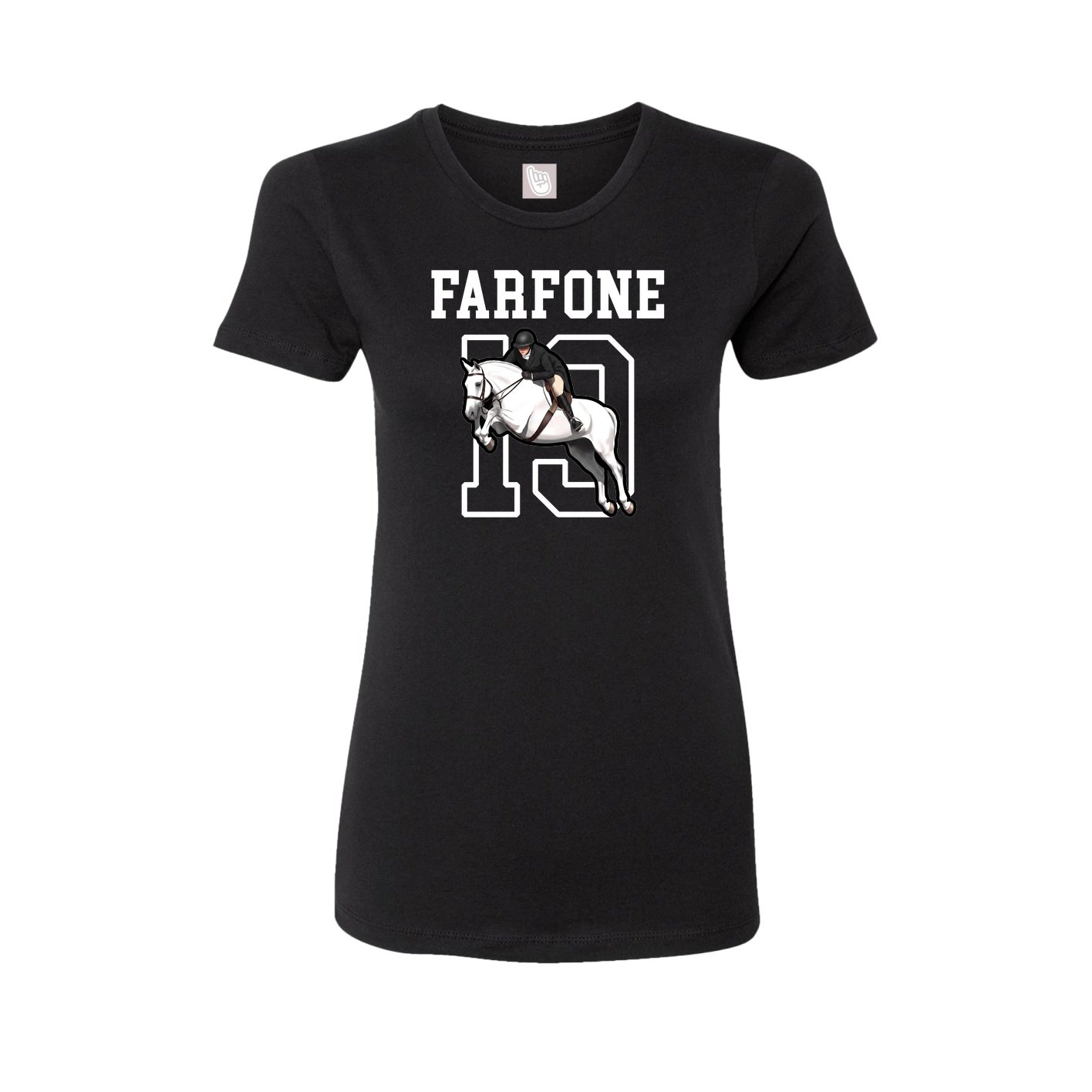 Fitted Women's Tee — Shirsey in Black