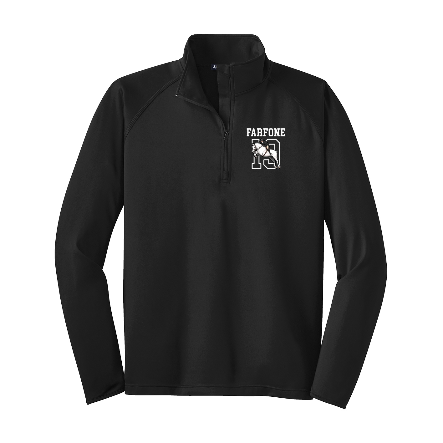 Q-Zip Pullover — Shirsey in Black