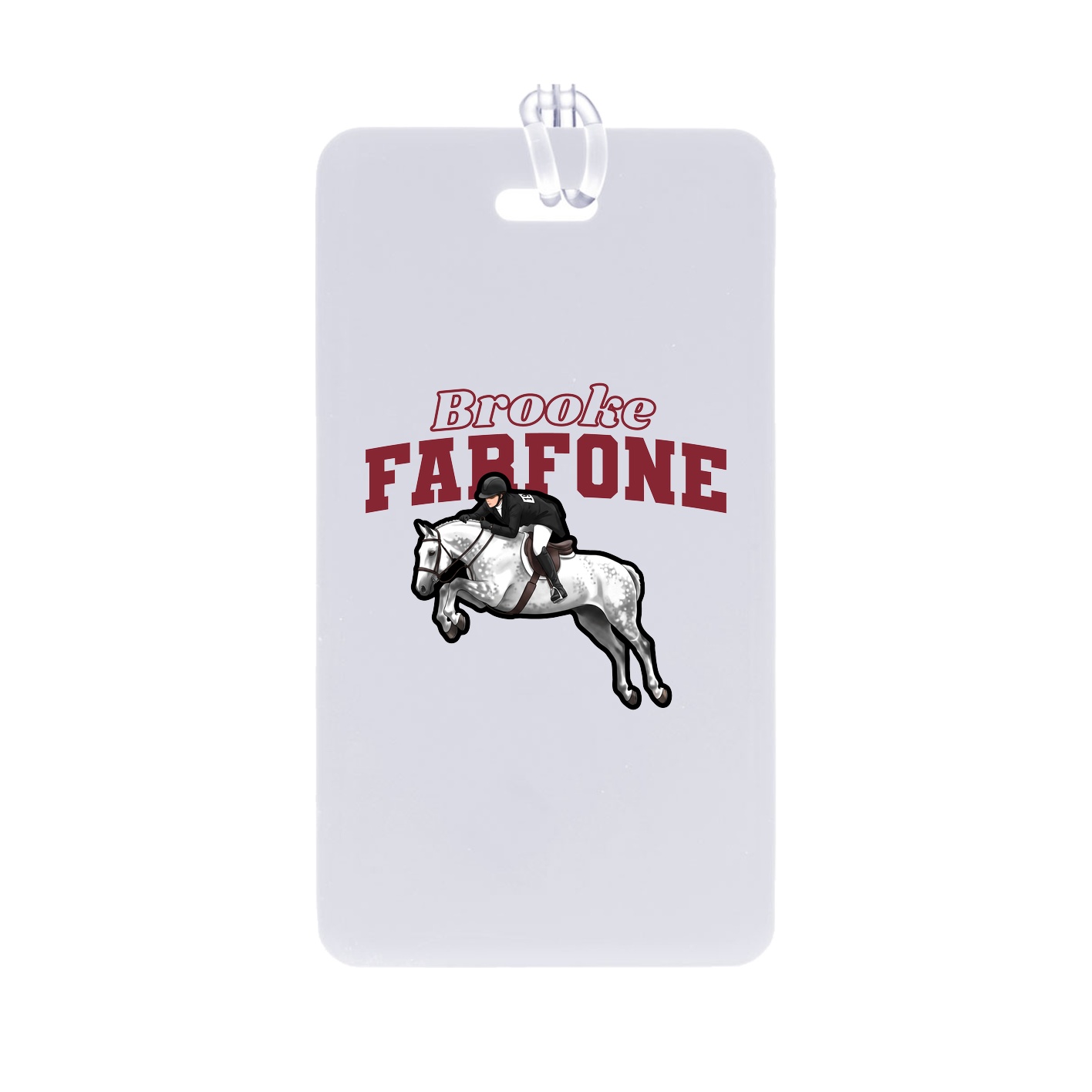 Bag Tag — Name Arch in Classic