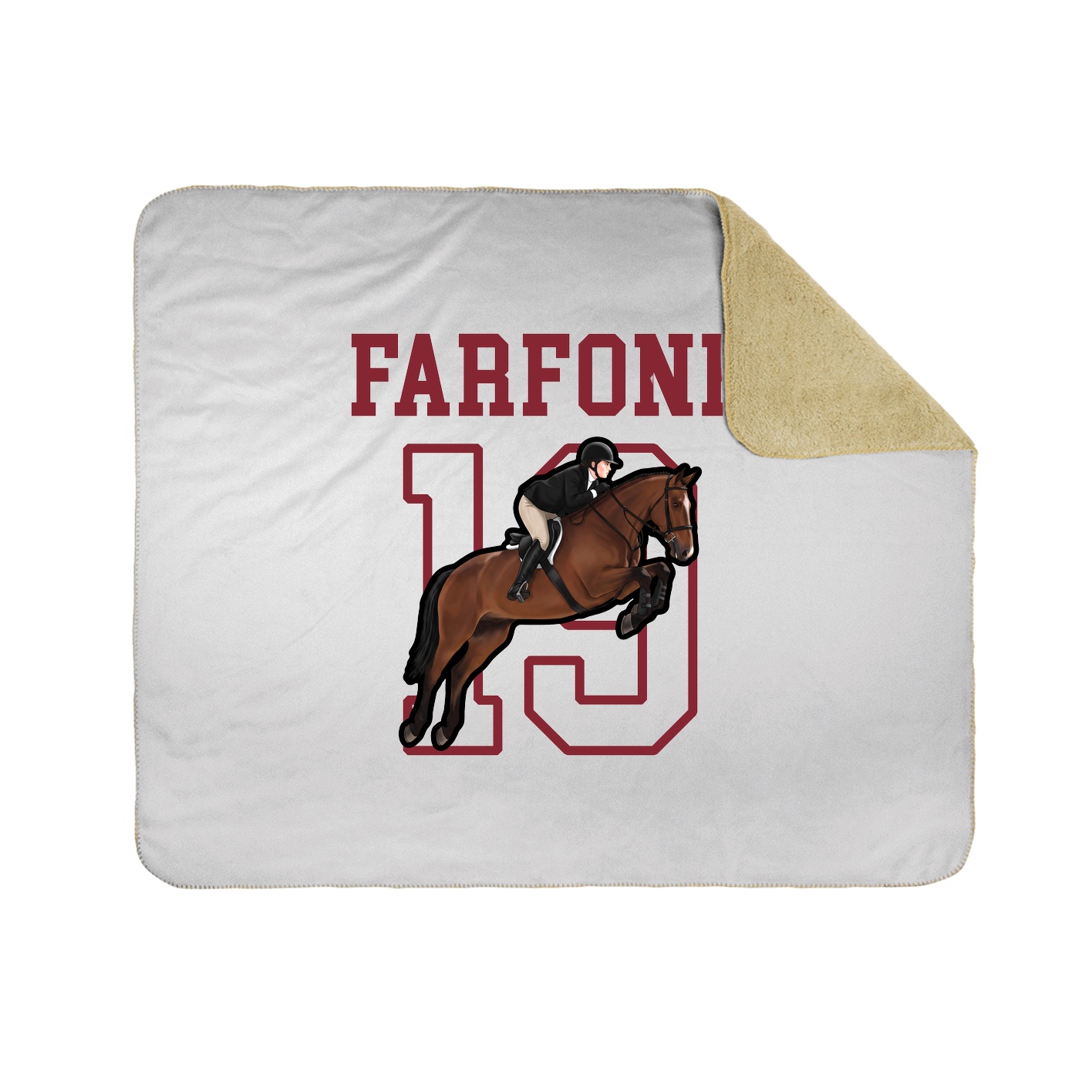 Throw Blanket — Shirsey in White