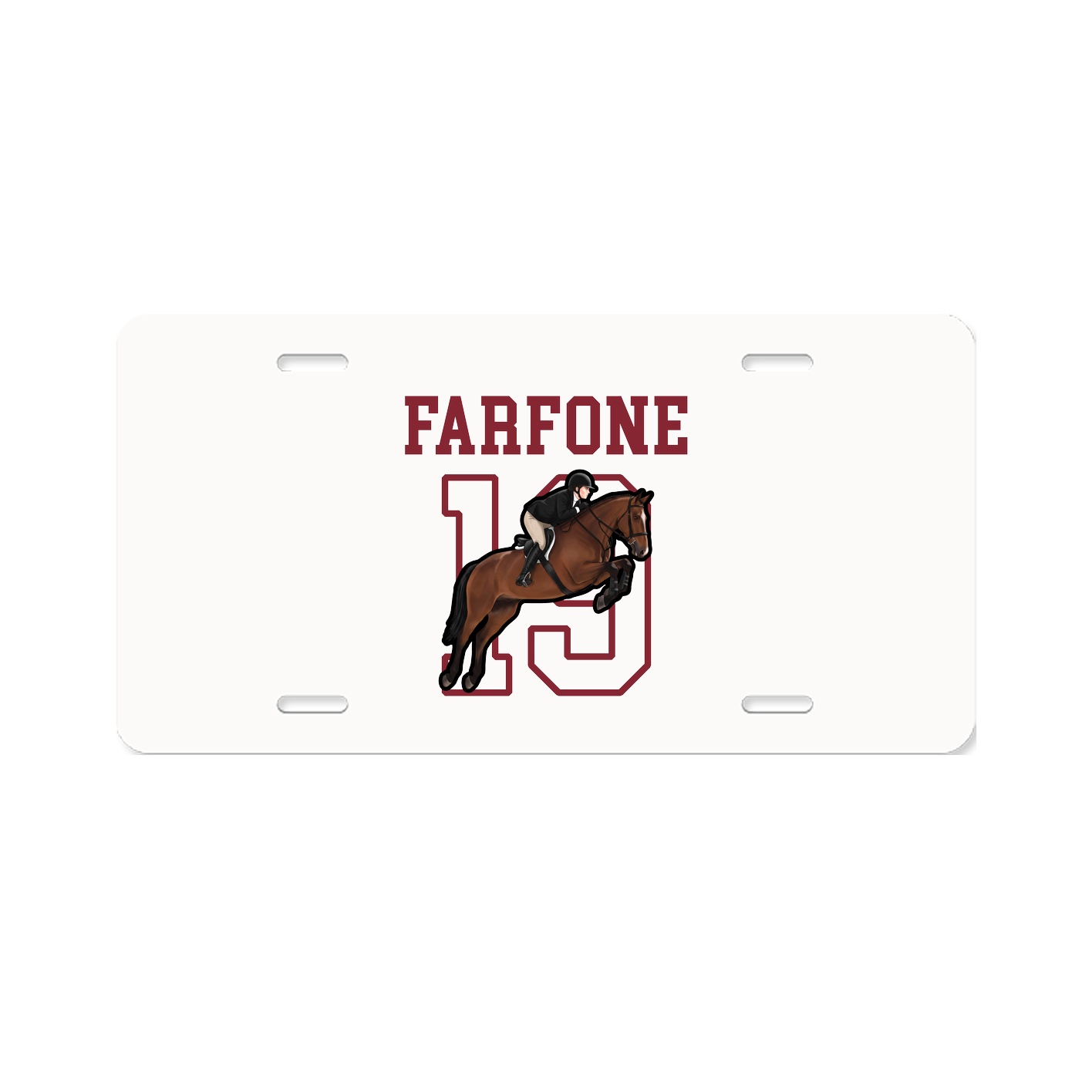 License Plate — Shirsey in Classic