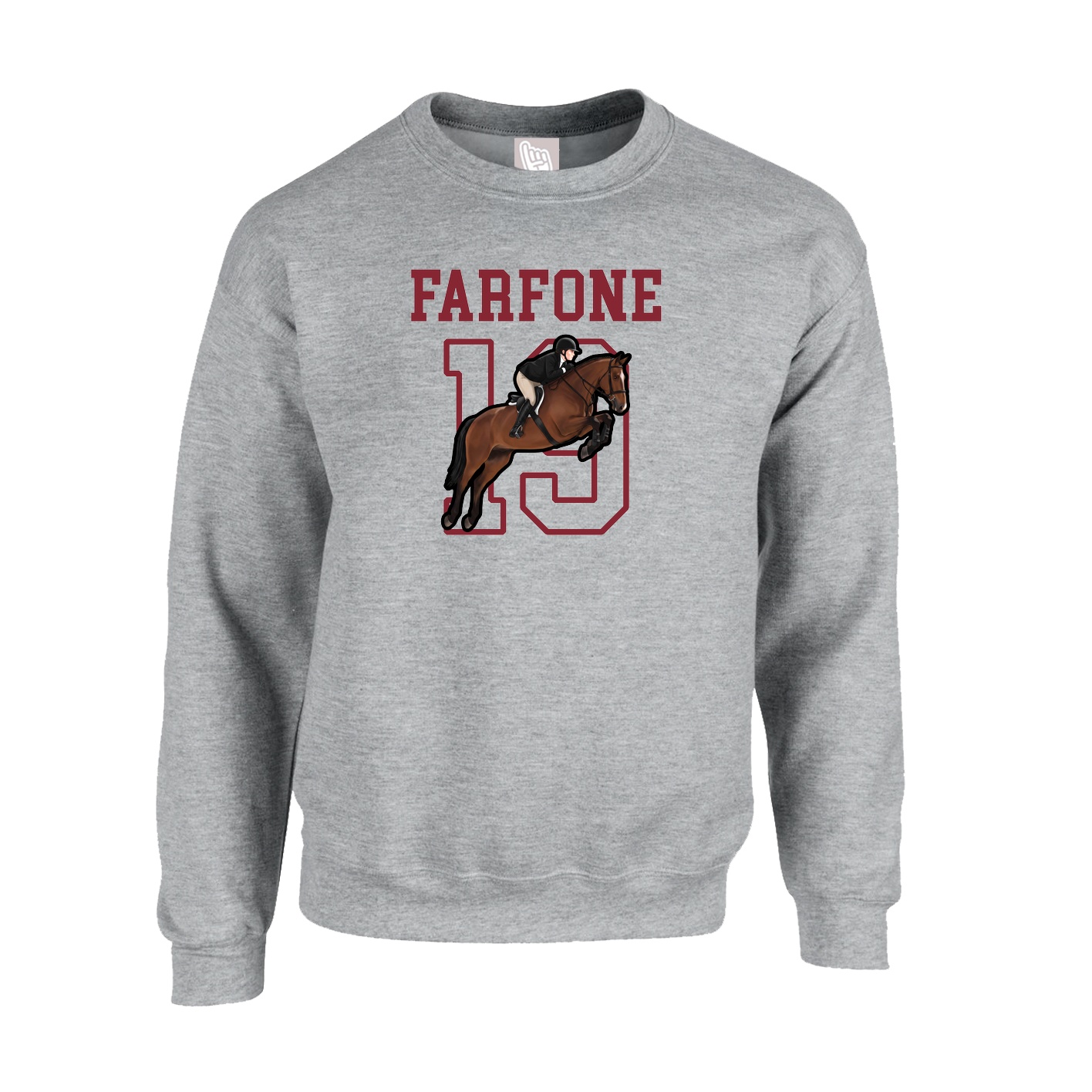 Fleece Crew — Shirsey in Grey