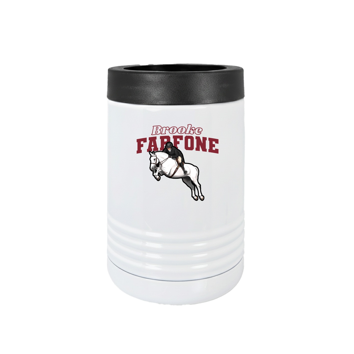 Beverage Holder — Name Arch in White