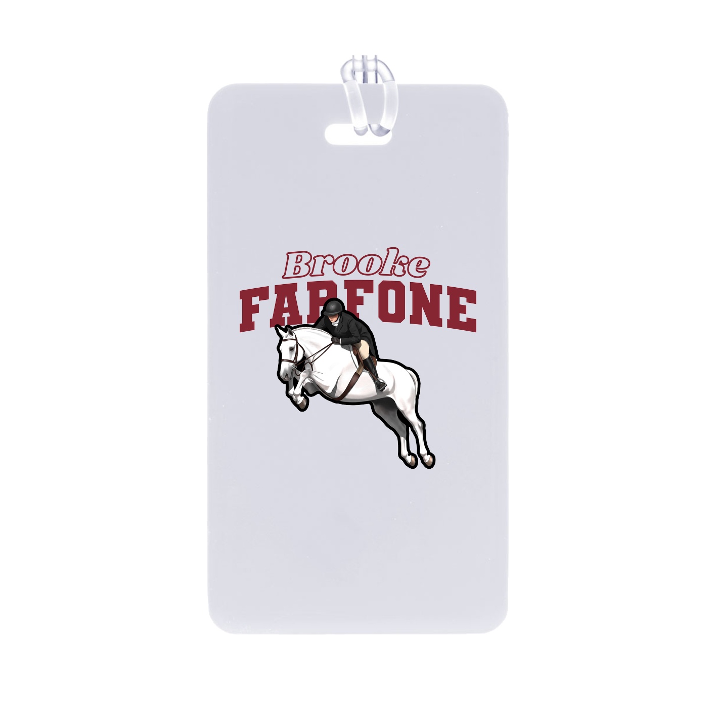 Bag Tag — Name Arch in Classic
