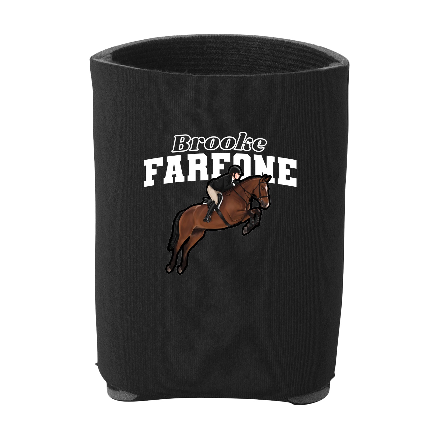 Can Holder — Name Arch in Black