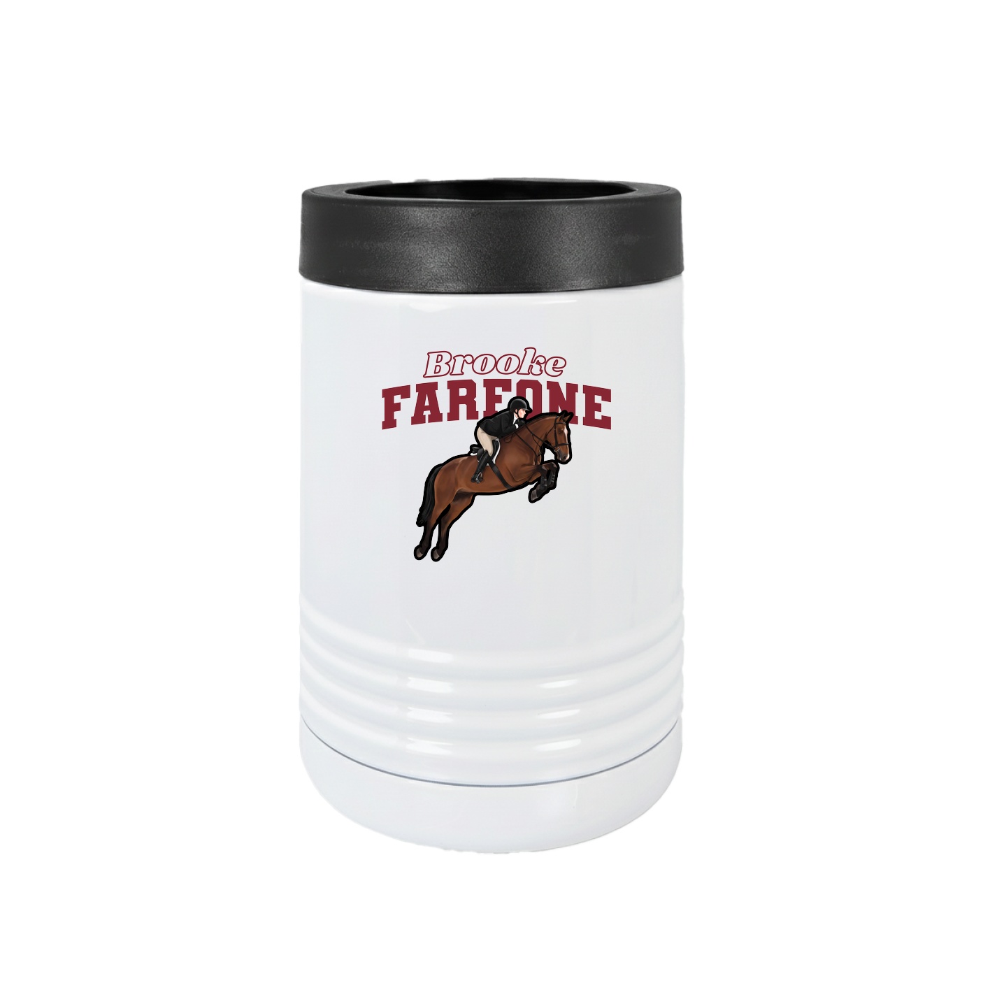 Beverage Holder — Name Arch in White