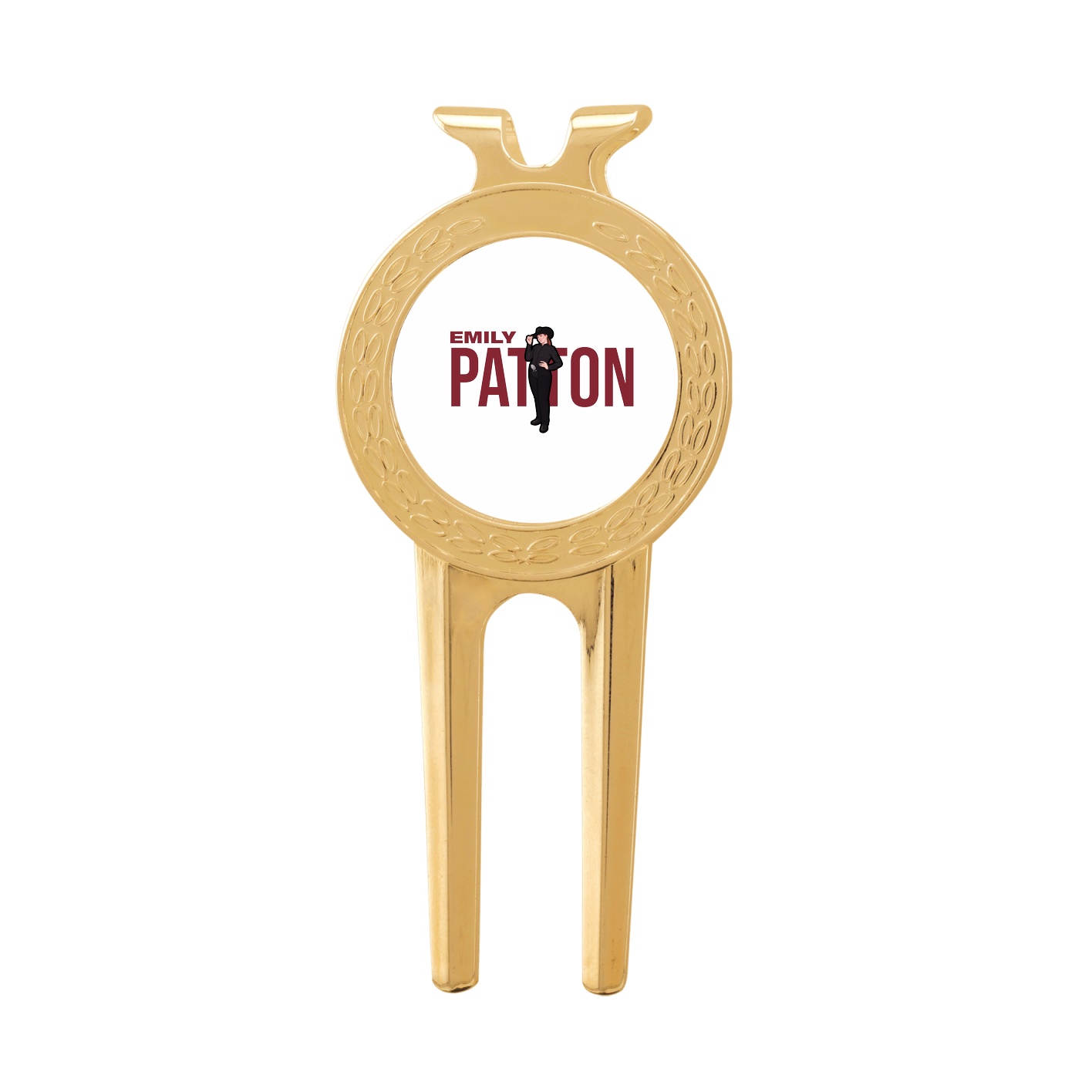 Divot Tool with Ball Marker — Player Name in Classic
